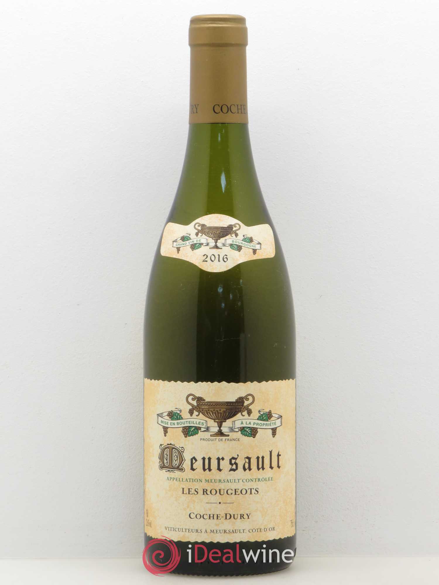 Meursault Les Rougeots Coche Dury (Domaine) 2016 - Lot de 1 bouteille - 0