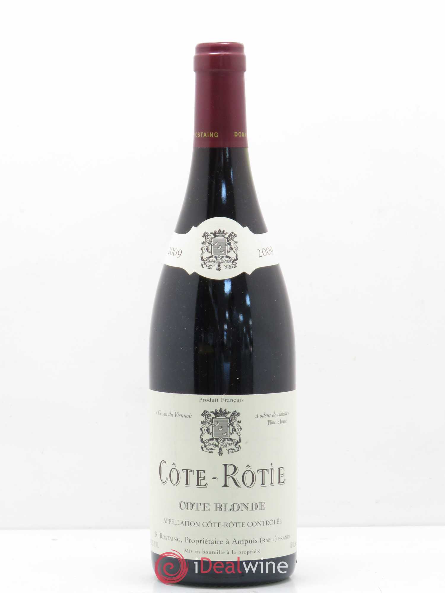 Côte-Rôtie Côte Blonde René Rostaing 2009 - Lot de 1 bouteille - 0