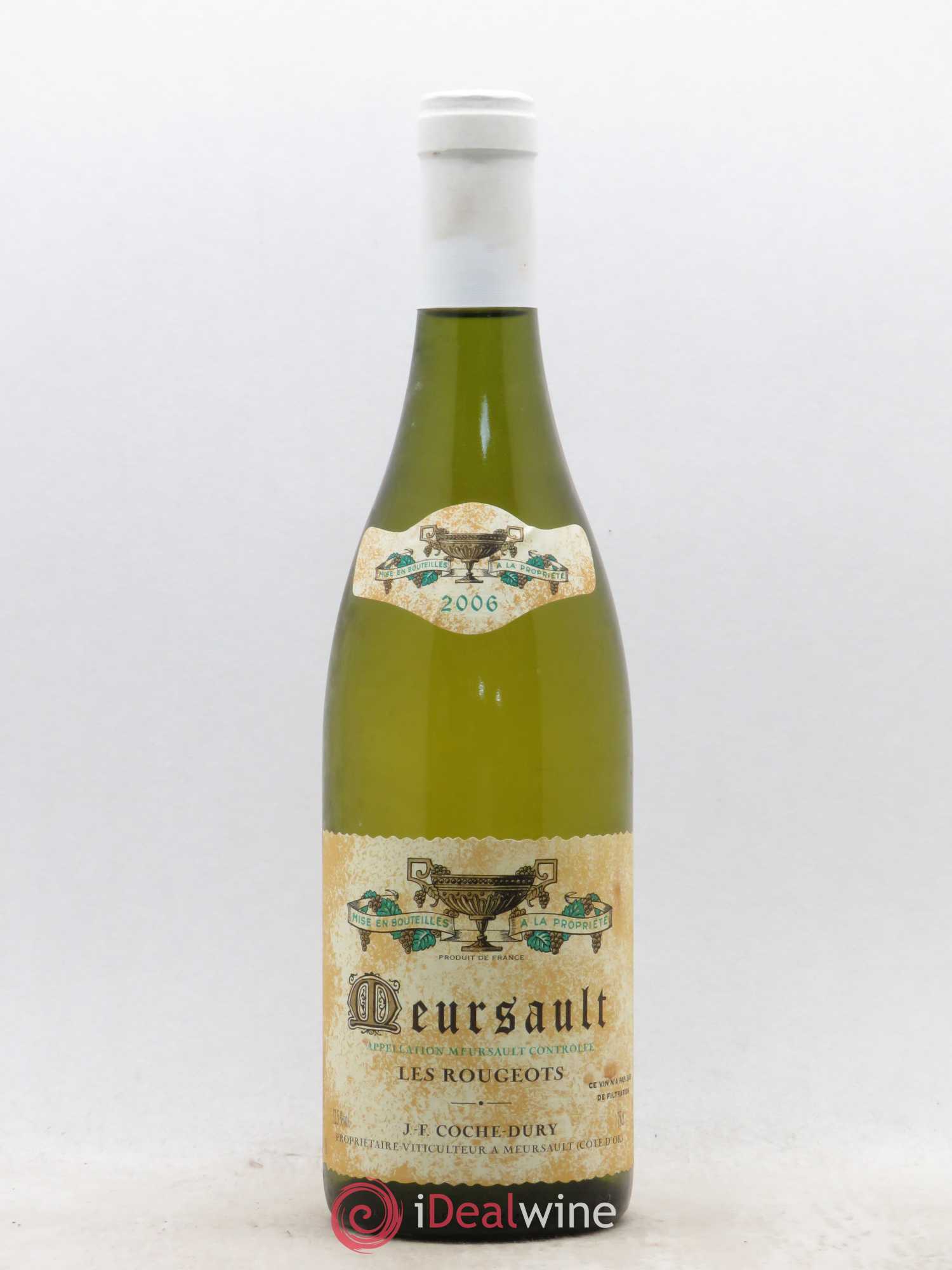 Meursault Les Rougeots Coche Dury (Domaine) 2006 - Lot de 1 bouteille - 0