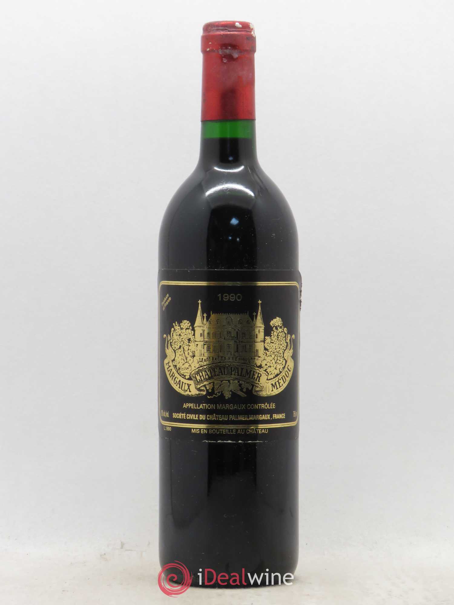 Château Palmer 3ème Grand Cru Classé 1990 - Lot de 1 bouteille - 0
