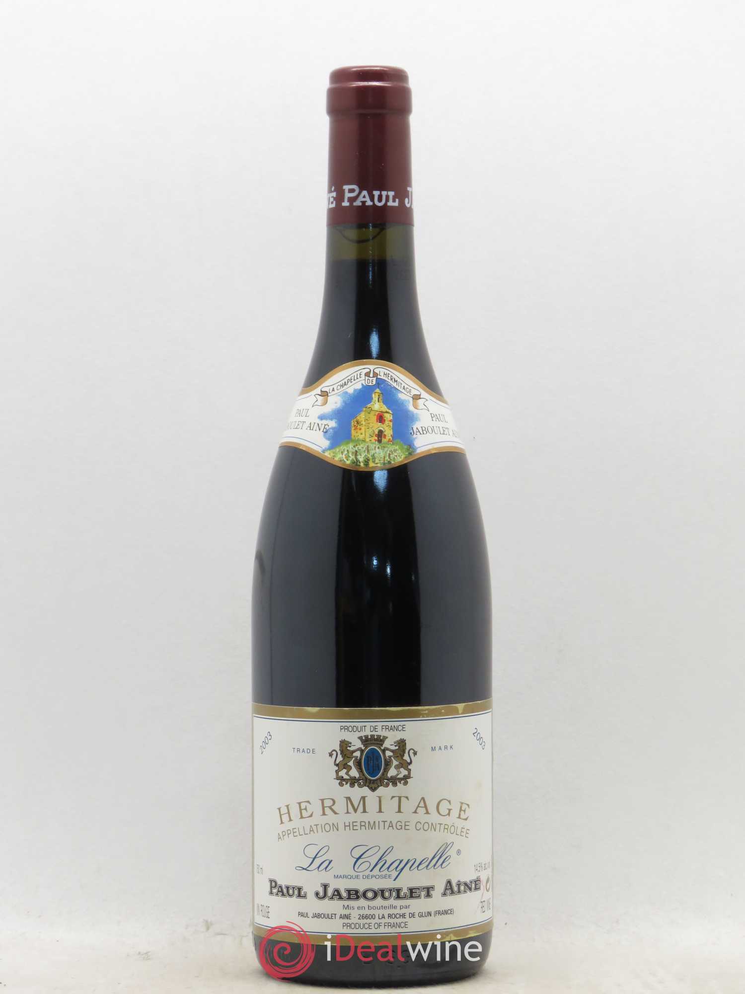 Hermitage La Chapelle Paul Jaboulet Ainé 2003 - Lot de 1 bouteille - 0