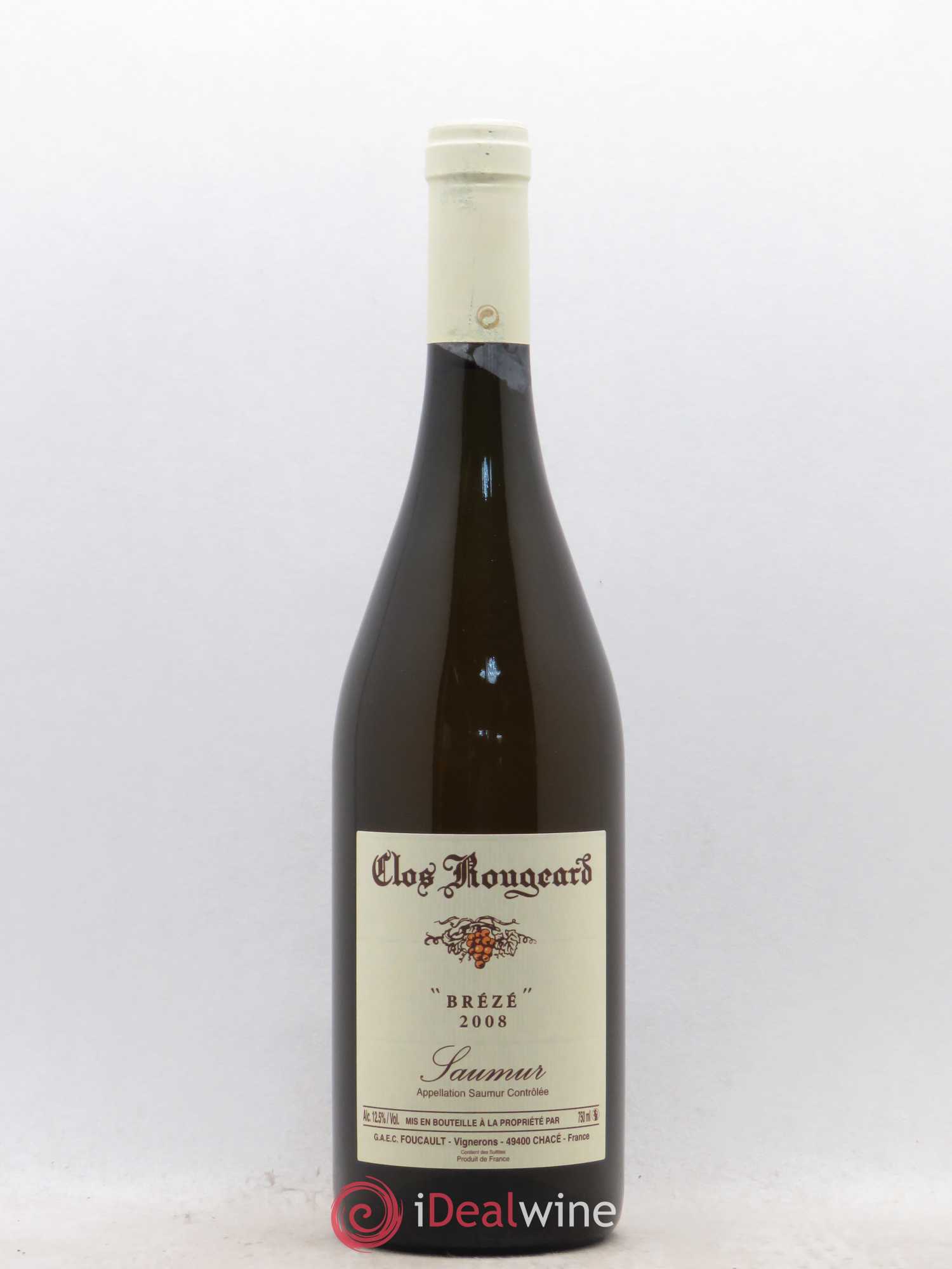 Saumur Brézé Clos Rougeard 2008 - Lot de 1 bouteille - 0