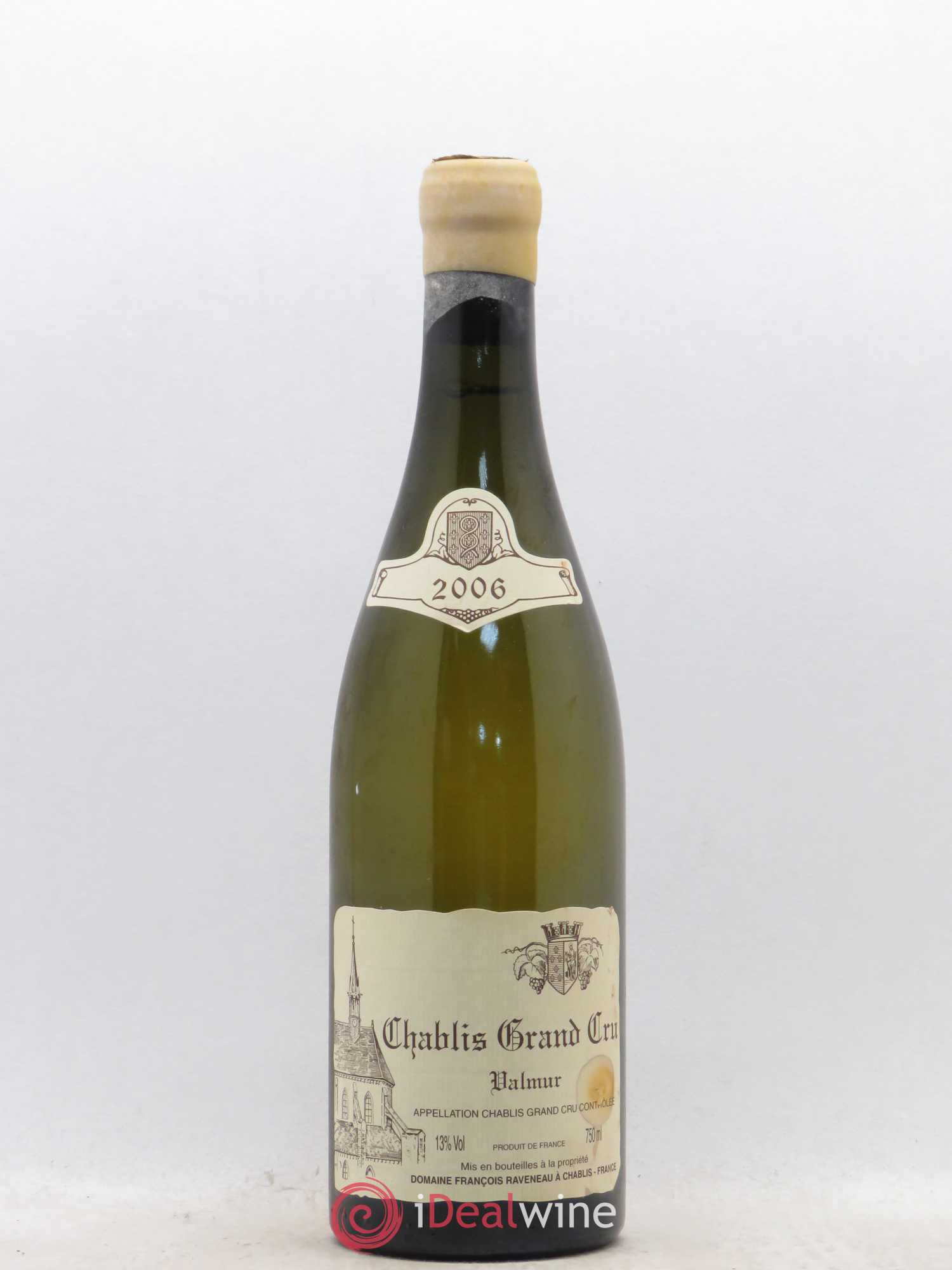 Chablis Grand Cru Valmur Raveneau (Domaine) 2006 - Lot de 1 bouteille - 0