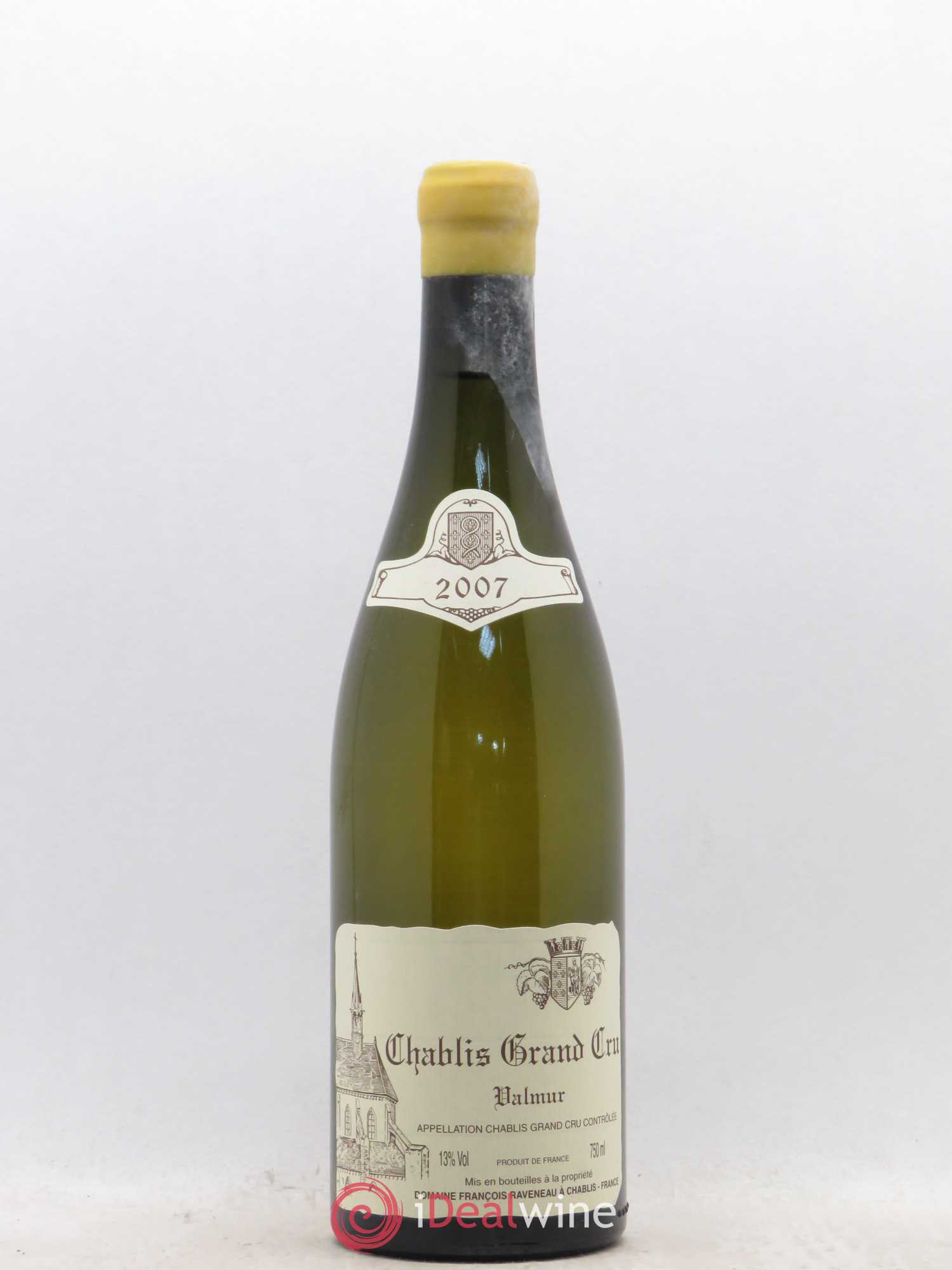 Chablis Grand Cru Valmur Raveneau (Domaine) 2007 - Lot de 1 bouteille - 0