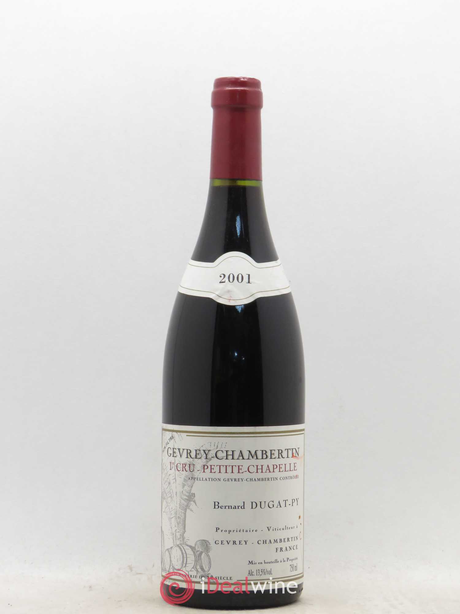 Gevrey-Chambertin 1er Cru Petite Chapelle Vieilles Vignes Dugat-Py 2001 - Lot de 1 bouteille - 0