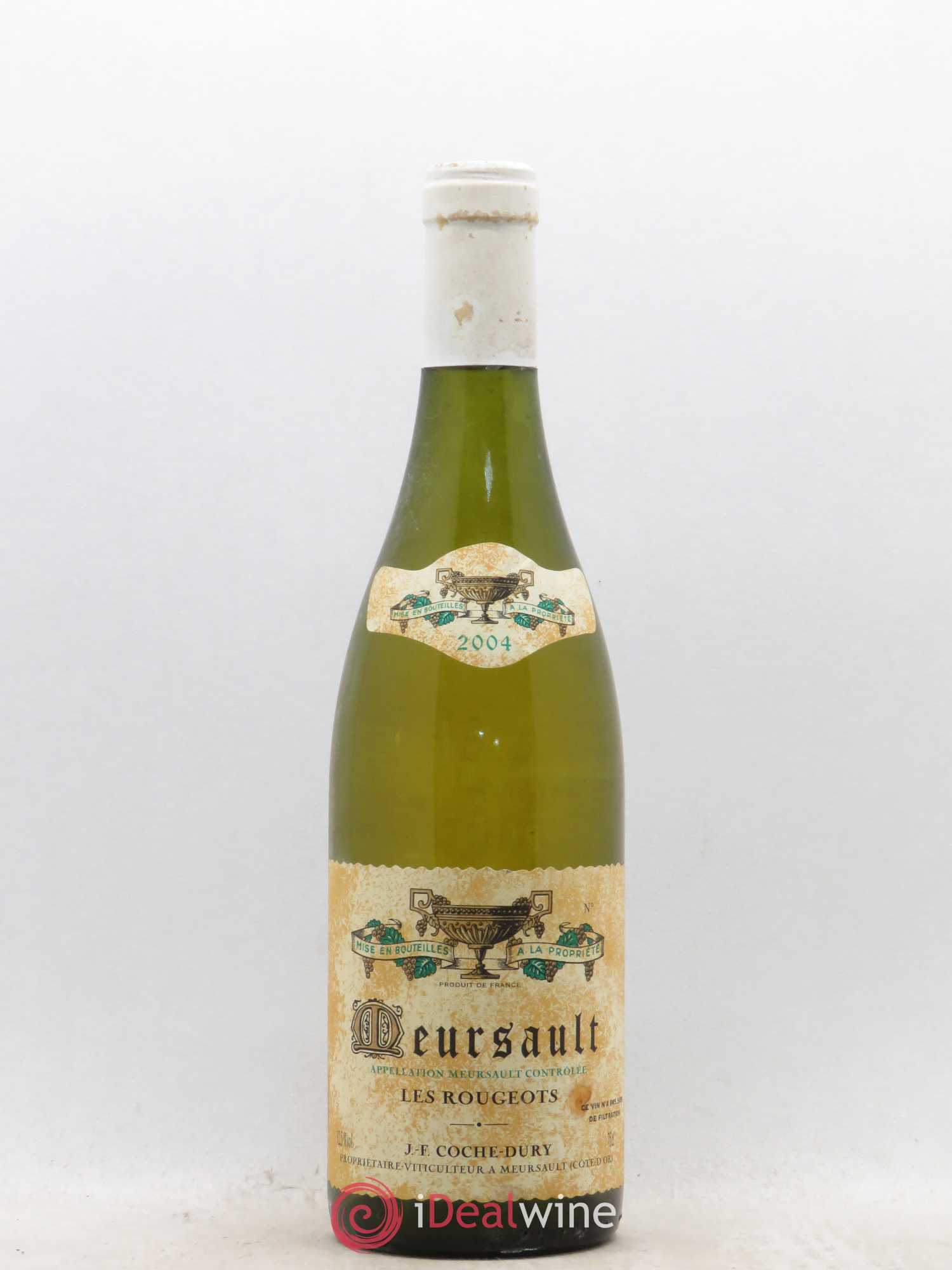 Meursault Les Rougeots Coche Dury (Domaine) 2004 - Lot de 1 bouteille - 0