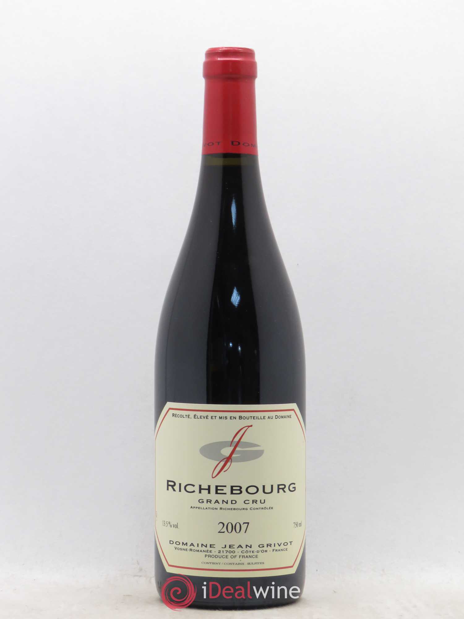 Richebourg Grand Cru Jean Grivot 2007 - Lot de 1 bouteille - 0