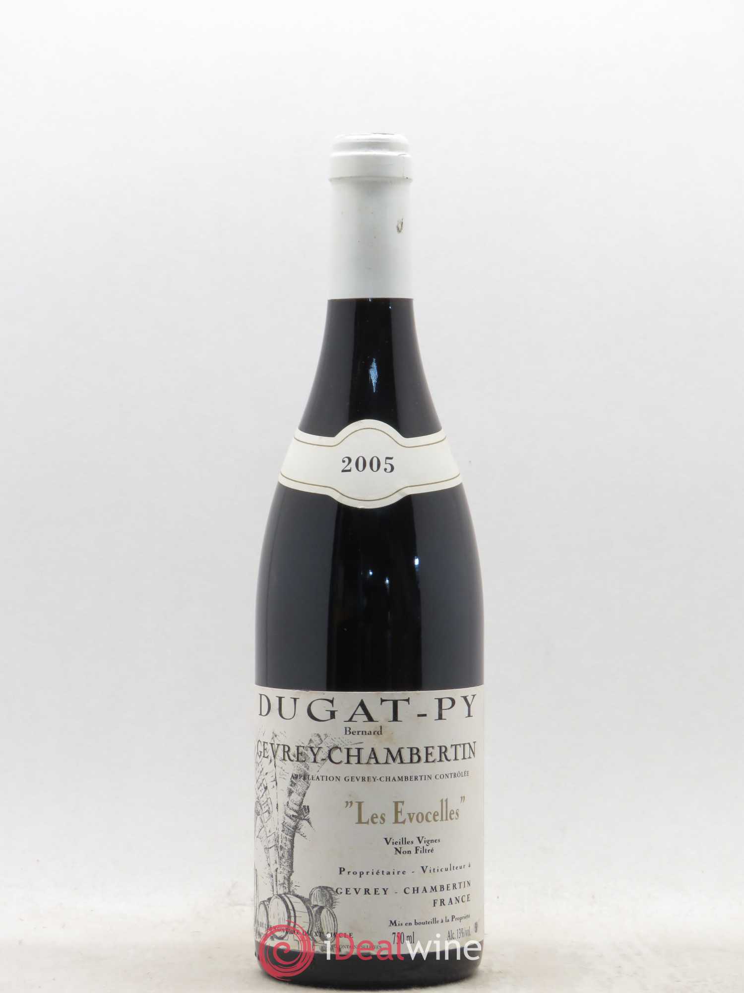 Gevrey-Chambertin Les Evocelles Vieilles Vignes Dugat-Py vieilles vignes 2005 - Lot de 1 bouteille - 0