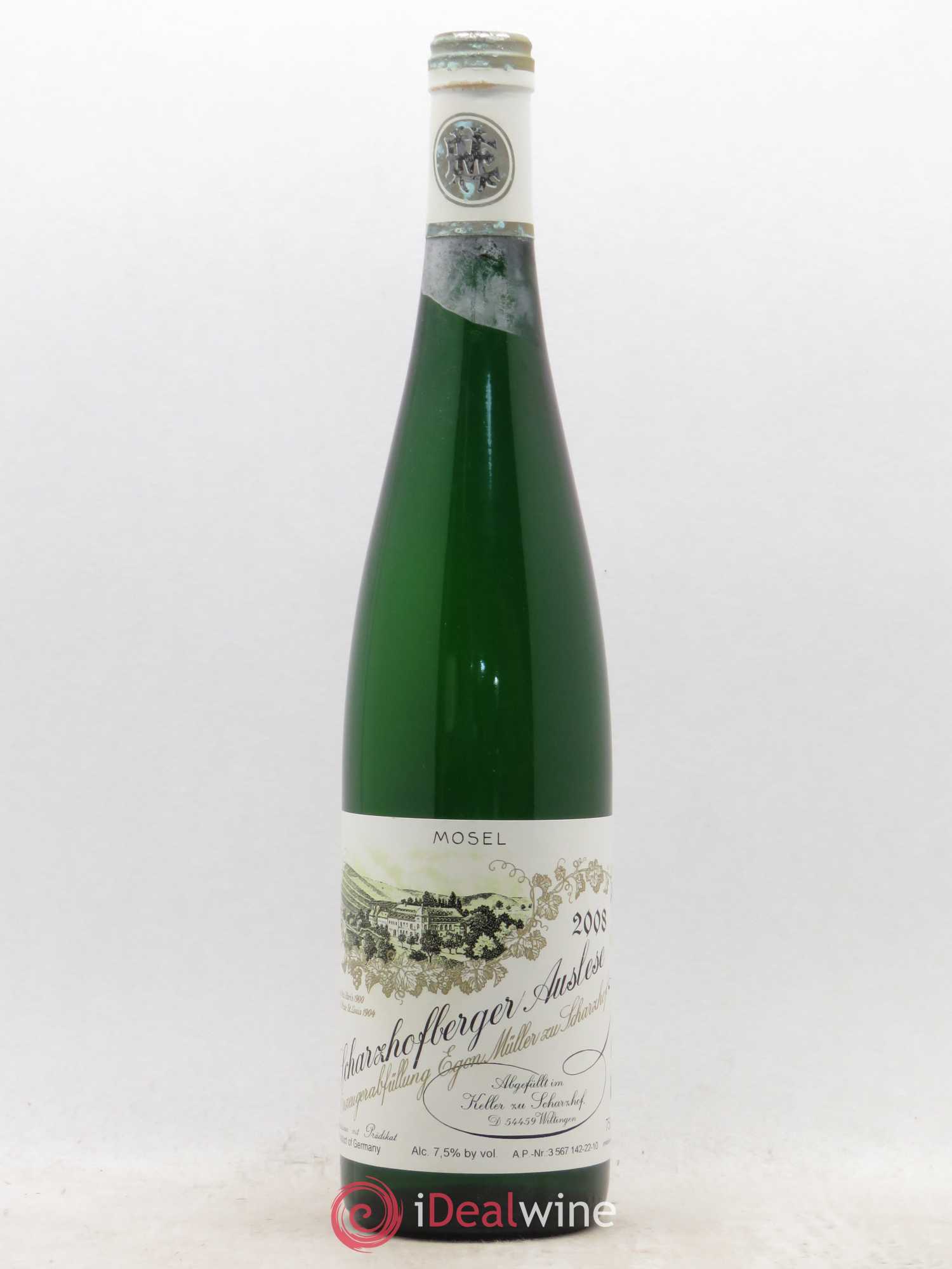 Riesling Scharzhofberger Auslese Egon Muller 2008 - Posten von 1 Flasche - 0
