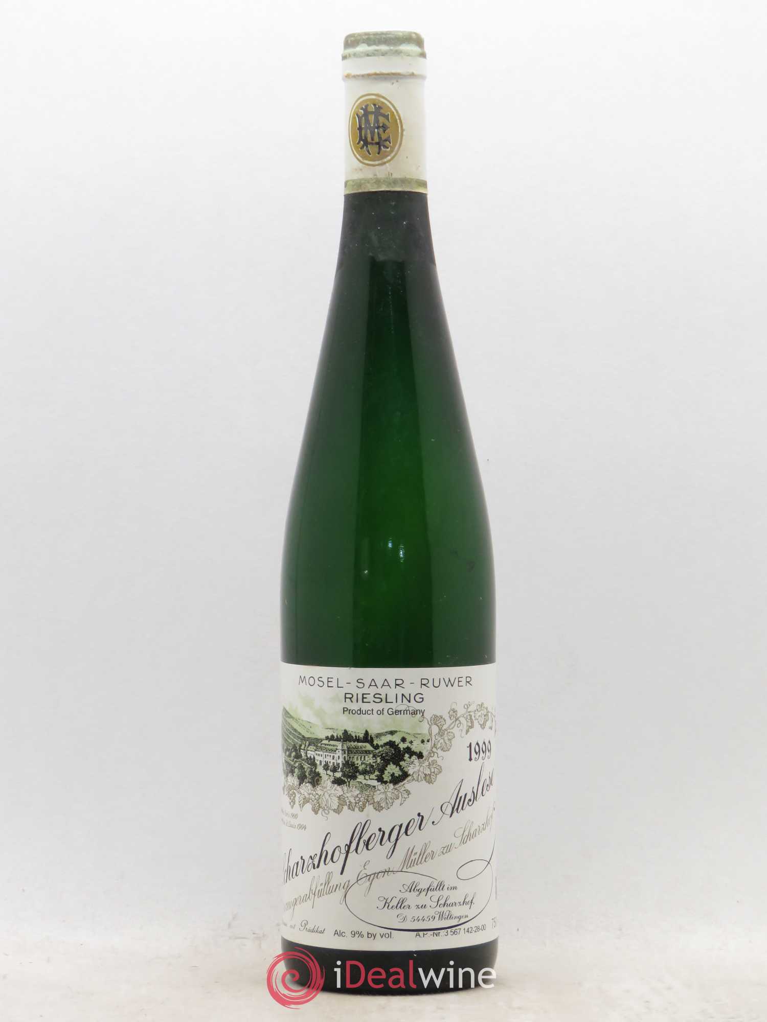 Riesling Scharzhofberger Auslese Egon Muller 1999 - Lotto di 1 bottiglia - 0