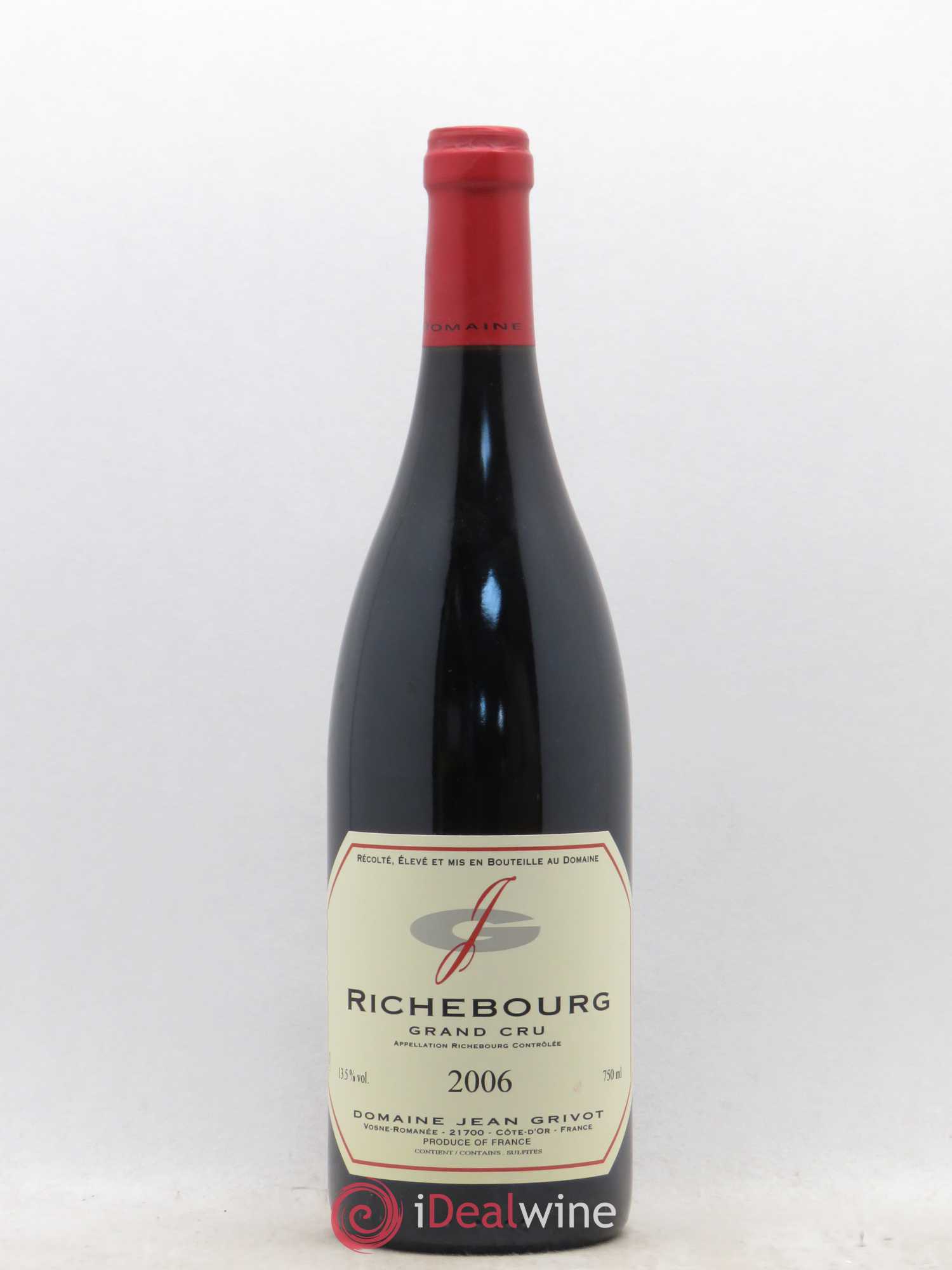 Richebourg Grand Cru Jean Grivot 2006 - Lot de 1 bouteille - 0