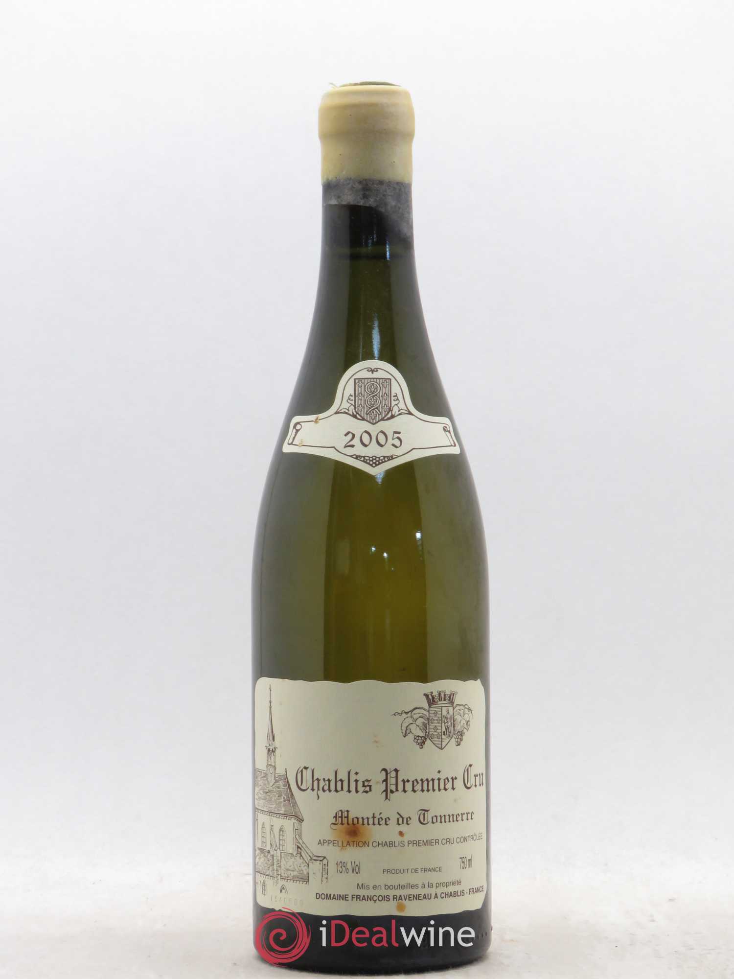 Chablis 1er Cru Montée de Tonnerre Raveneau (Domaine) 2005 - Lot de 1 bouteille - 0