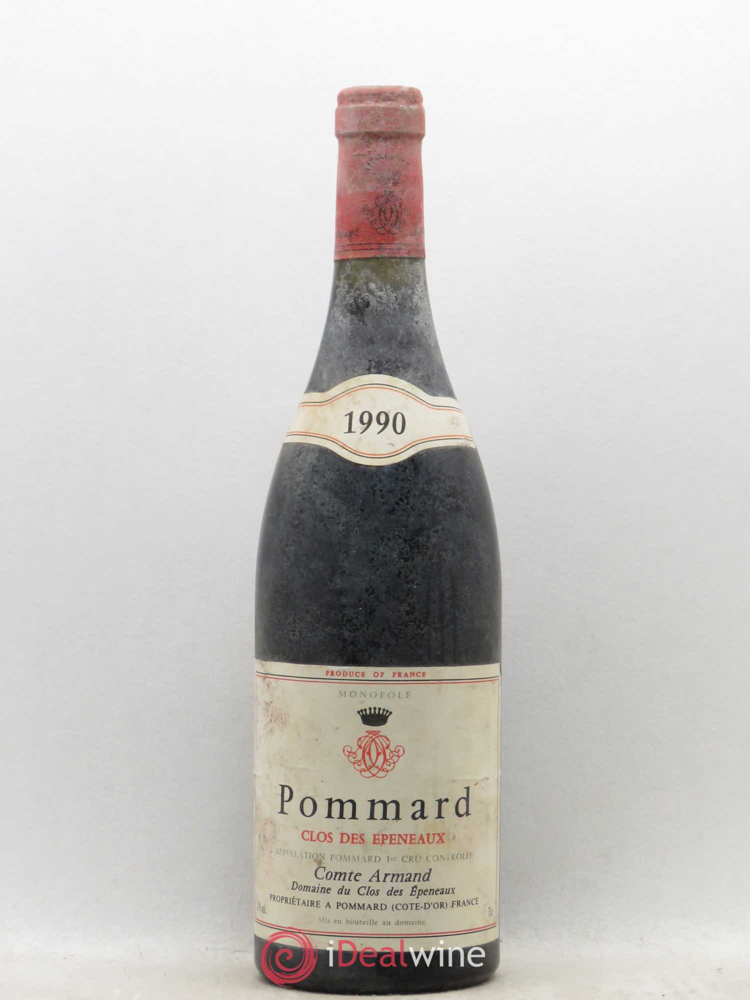 Pommard 1er Cru Clos des Epeneaux Comte Armand 1990 - Lot de 1 bouteille - 0