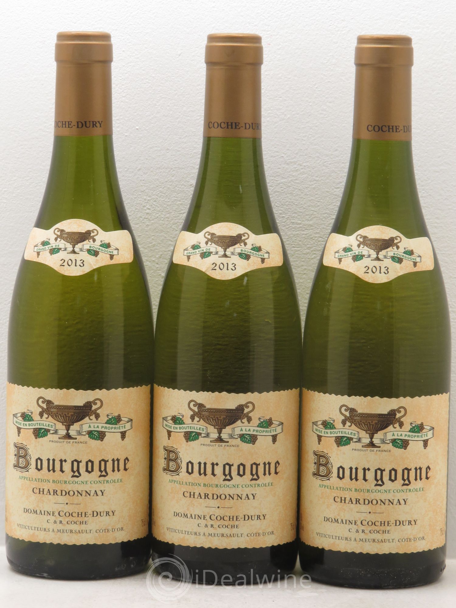 Bourgogne Coche Dury (Domaine) Chardonnay 2013 - Lot de 3 bouteilles - 0