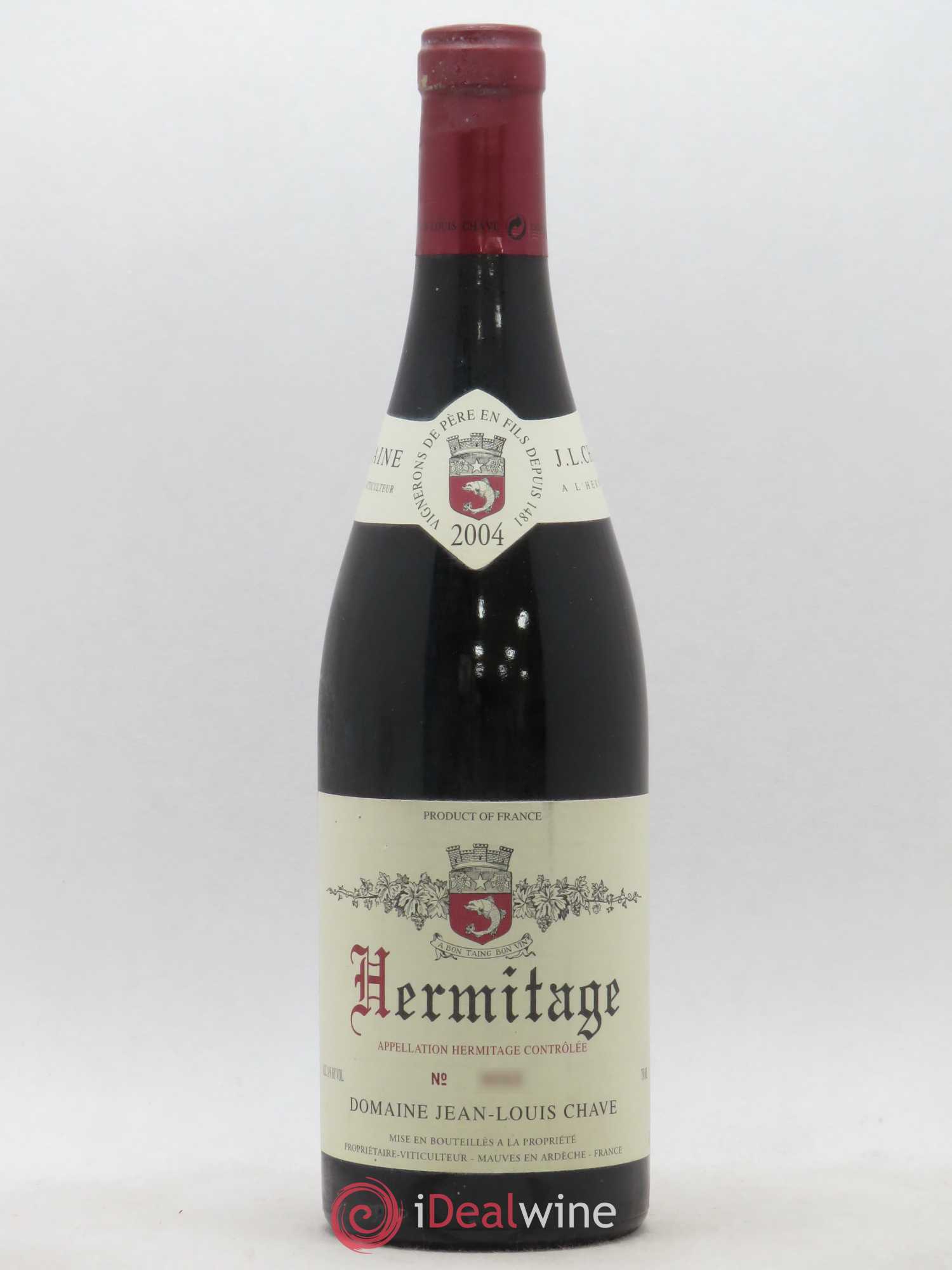 Hermitage Jean-Louis Chave 2004 - Lot de 1 bouteille - 0
