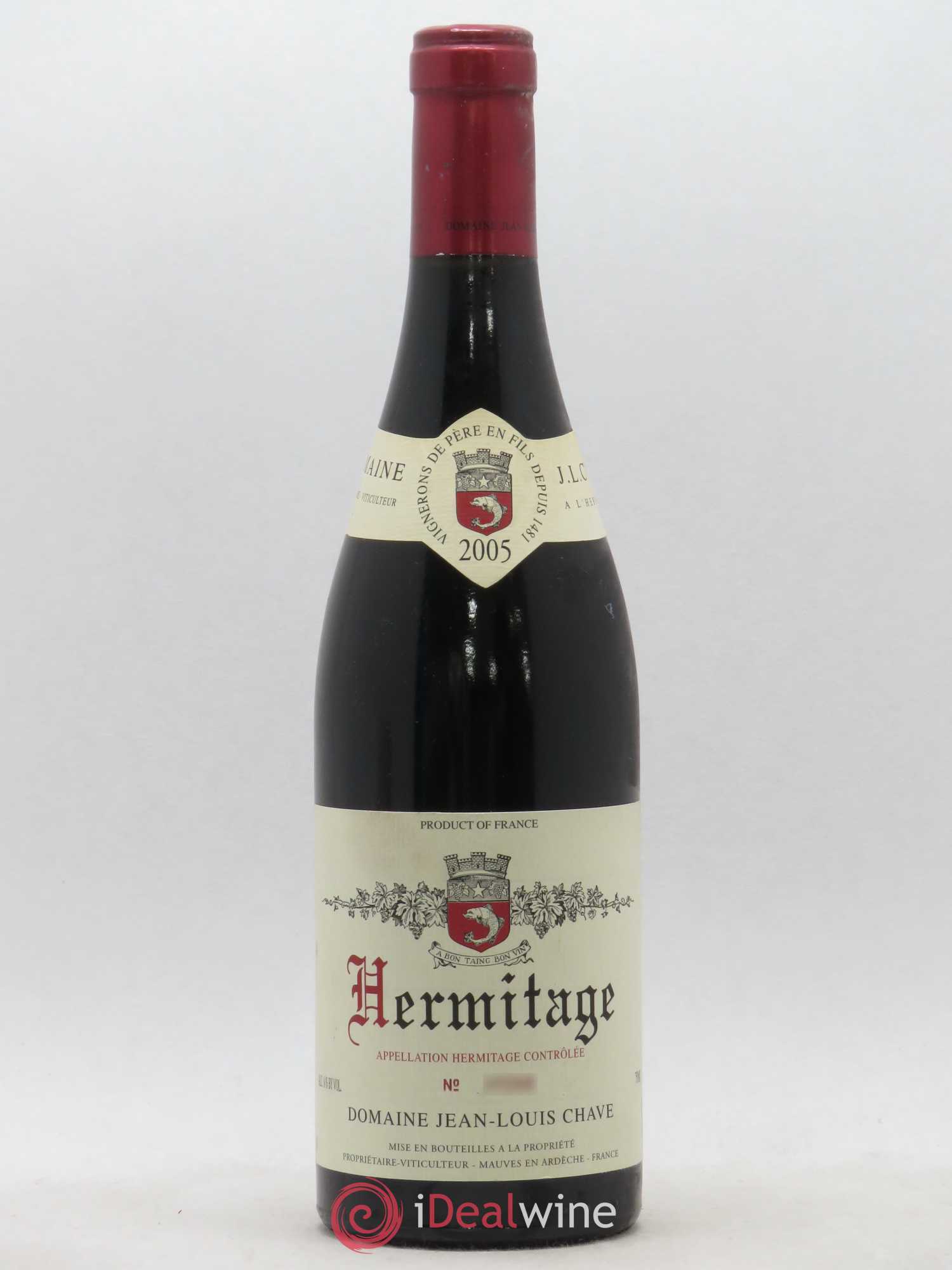 Hermitage Jean-Louis Chave 2005 - Lot de 1 bouteille - 0