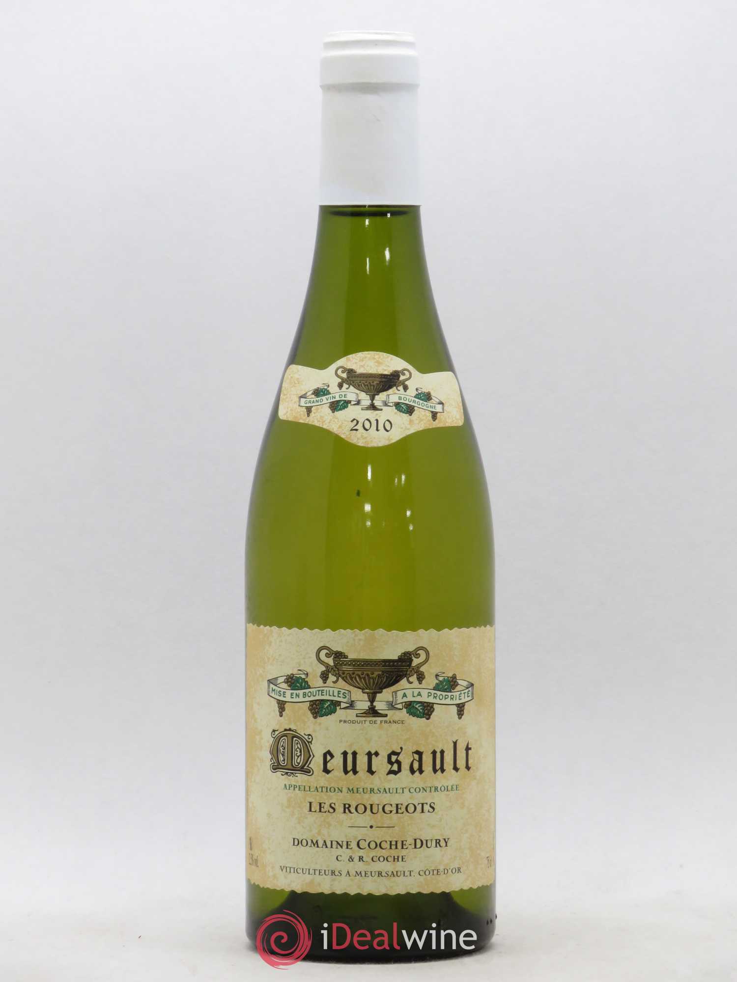 Meursault Les Rougeots Coche Dury (Domaine) 2010 - Lot de 1 bouteille - 0