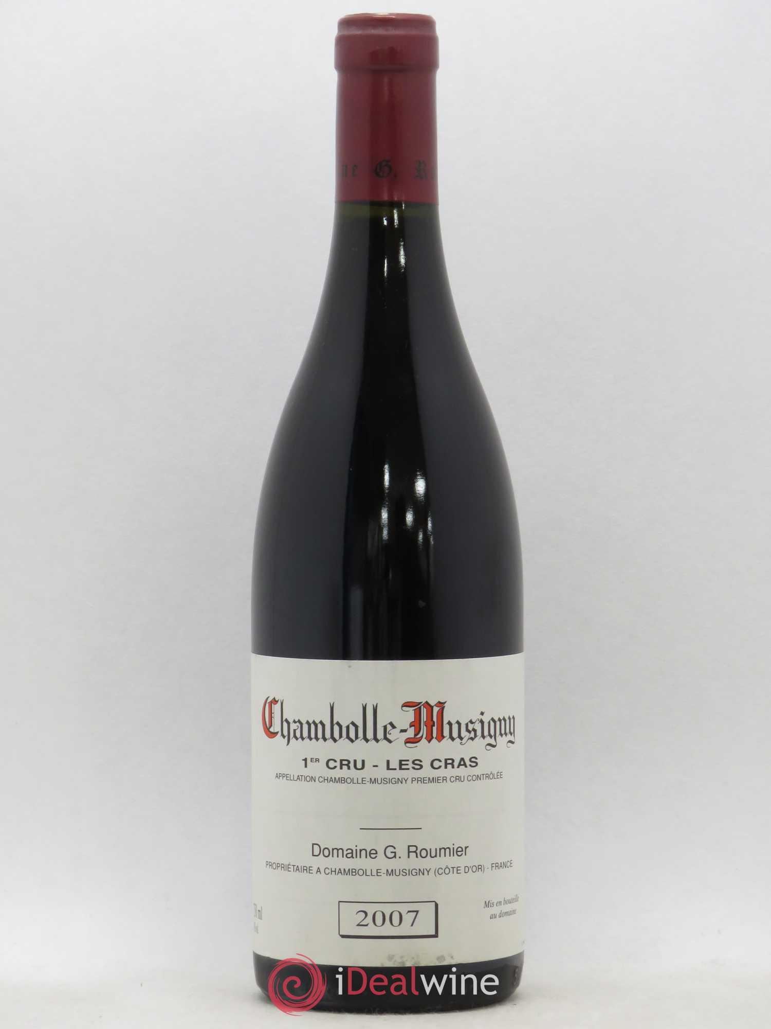 Chambolle-Musigny 1er Cru Les Cras Georges Roumier (Domaine) 2007 - Lot de 1 bouteille - 0