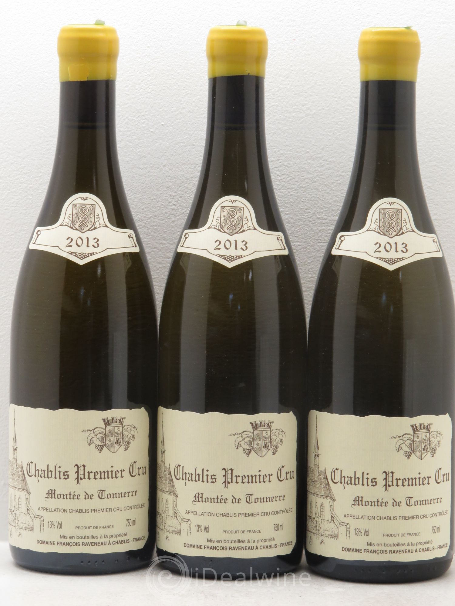 Chablis 1er Cru Montée de Tonnerre Raveneau (Domaine) 2013 - Lot de 3 bouteilles - 0