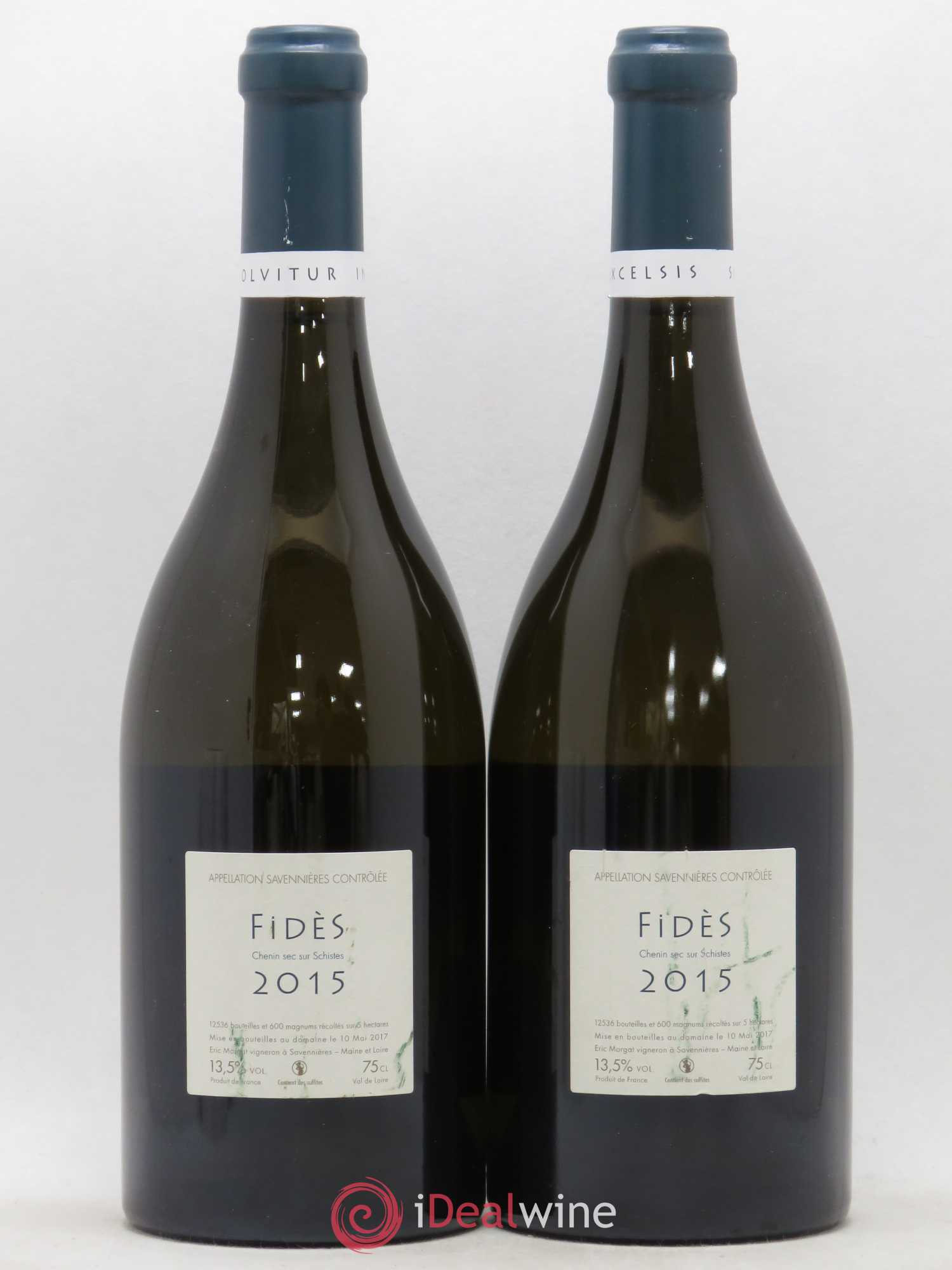 Savennières Fidès Eric Morgat 2015 - Lot de 2 bouteilles - 1