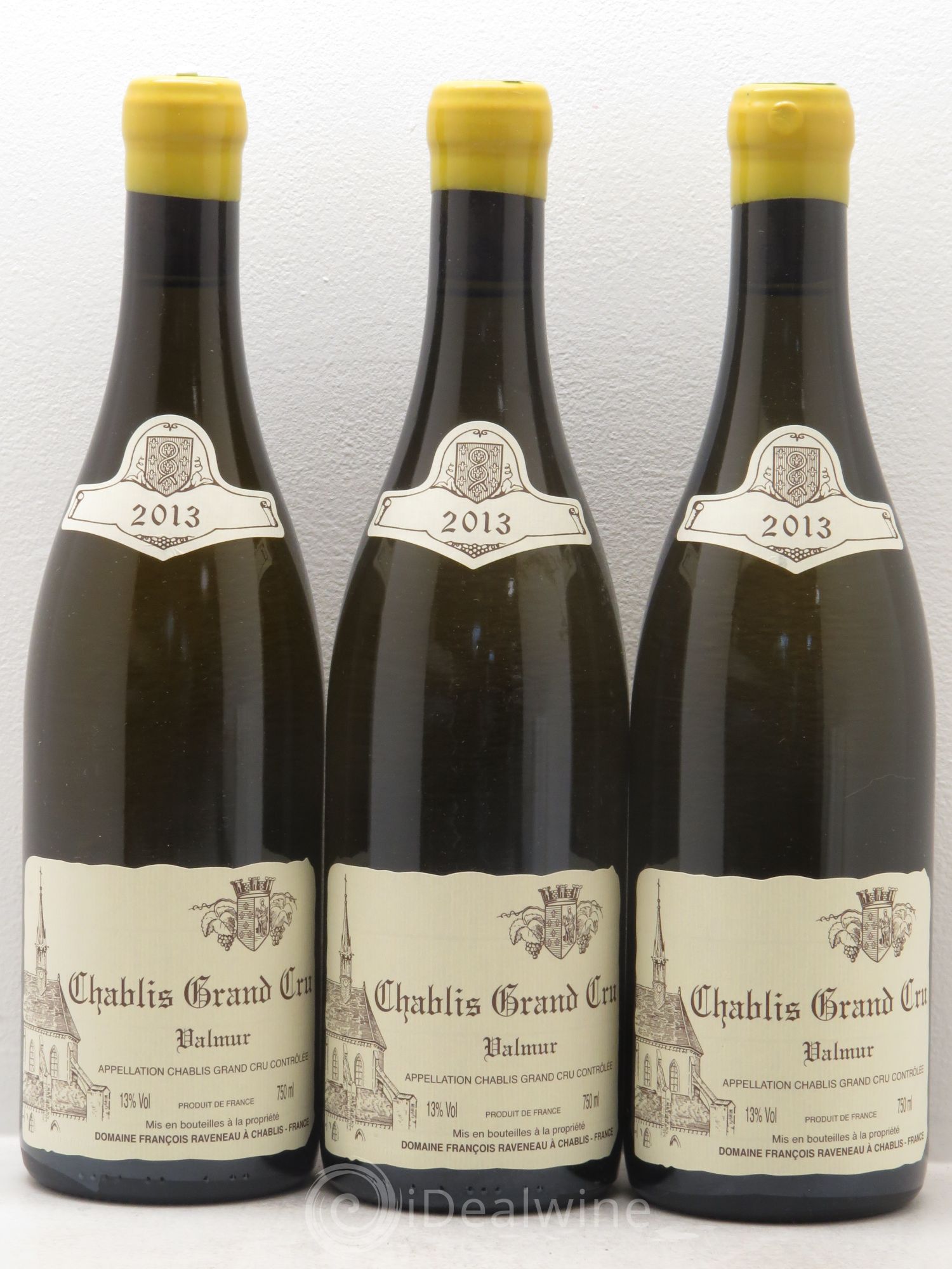 Chablis Grand Cru Valmur Raveneau (Domaine) 2013 - Lot de 3 bouteilles - 0