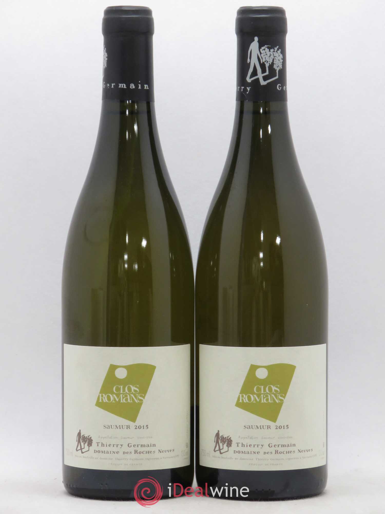 Saumur Clos Romans Domaine des Roches Neuves - Thierry Germain 2015 - Lot de 2 bouteilles - 0