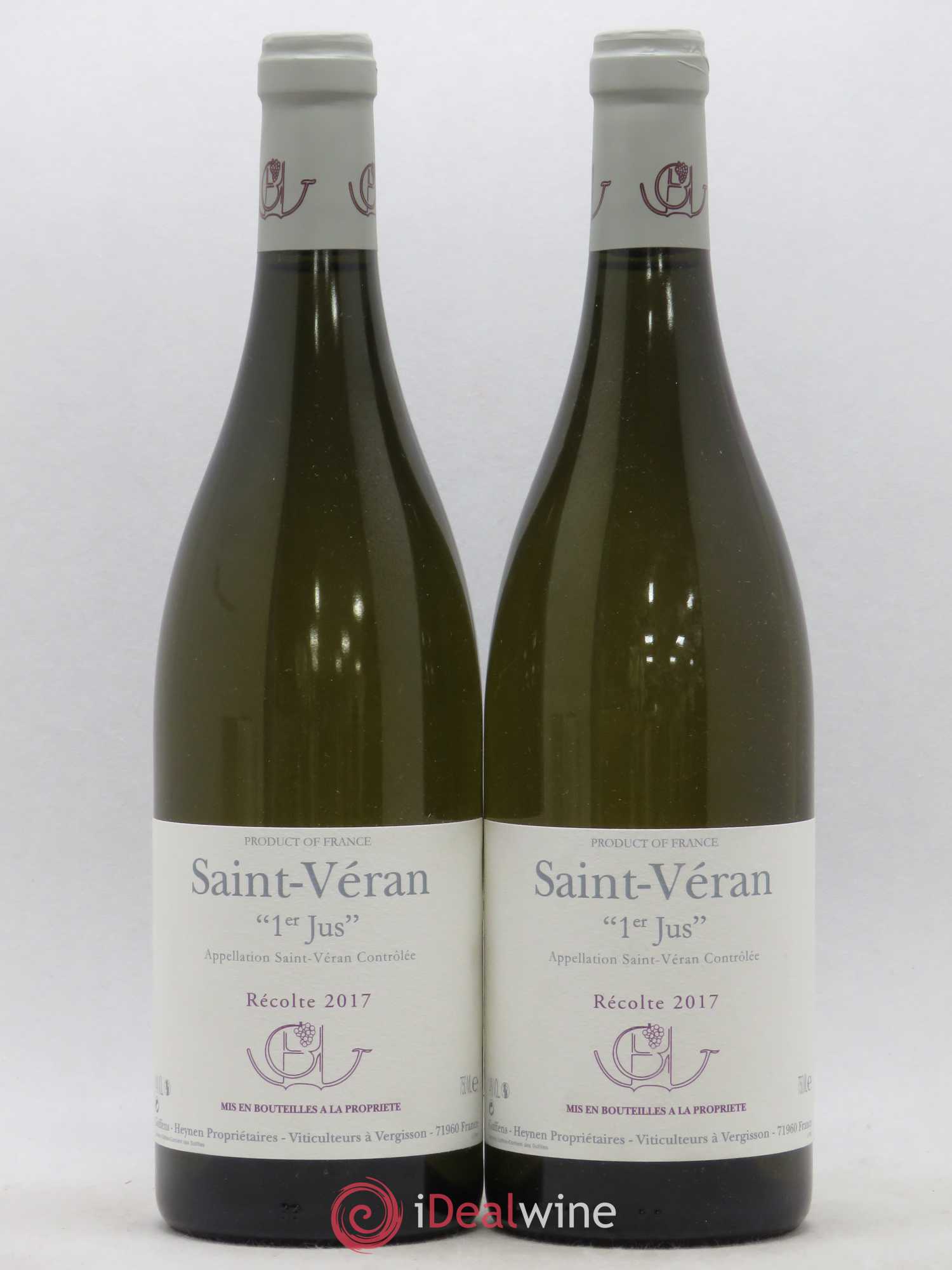 Saint-Véran 1er Jus Guffens-Heynen 2017 - Lot de 2 bouteilles - 0