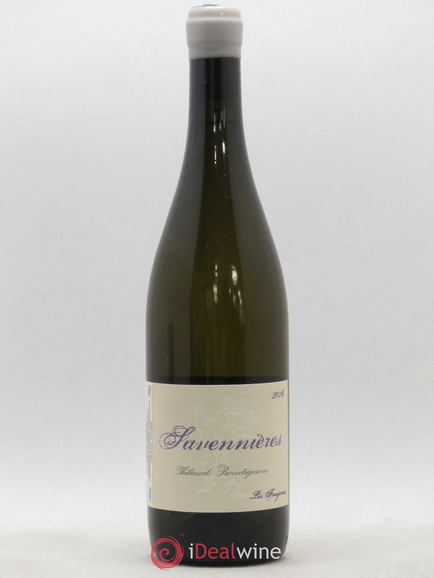 Savennières Les Fougeraies Thibaud Boudignon 2016 - Lot de 1 bouteille - 0