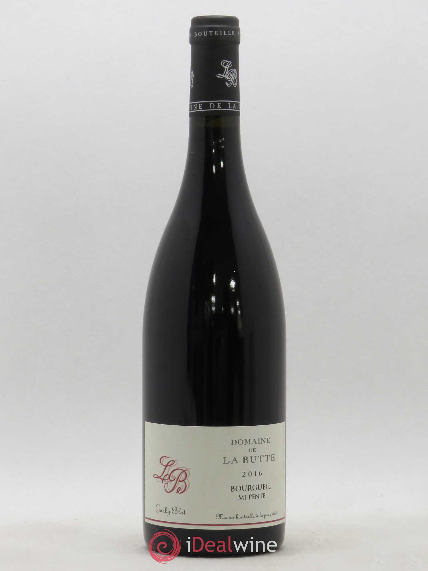 Bourgueil Mi-Pente Domaine de La Butte - Jacky Blot 2016 - Lot de 1 bouteille - 0