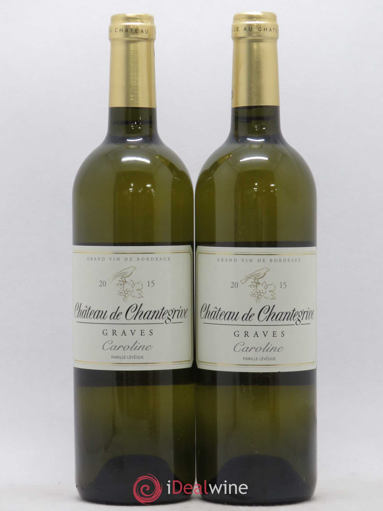 Château de Chantegrive Cuvée Caroline 2015 - Lot de 2 bouteilles - 0
