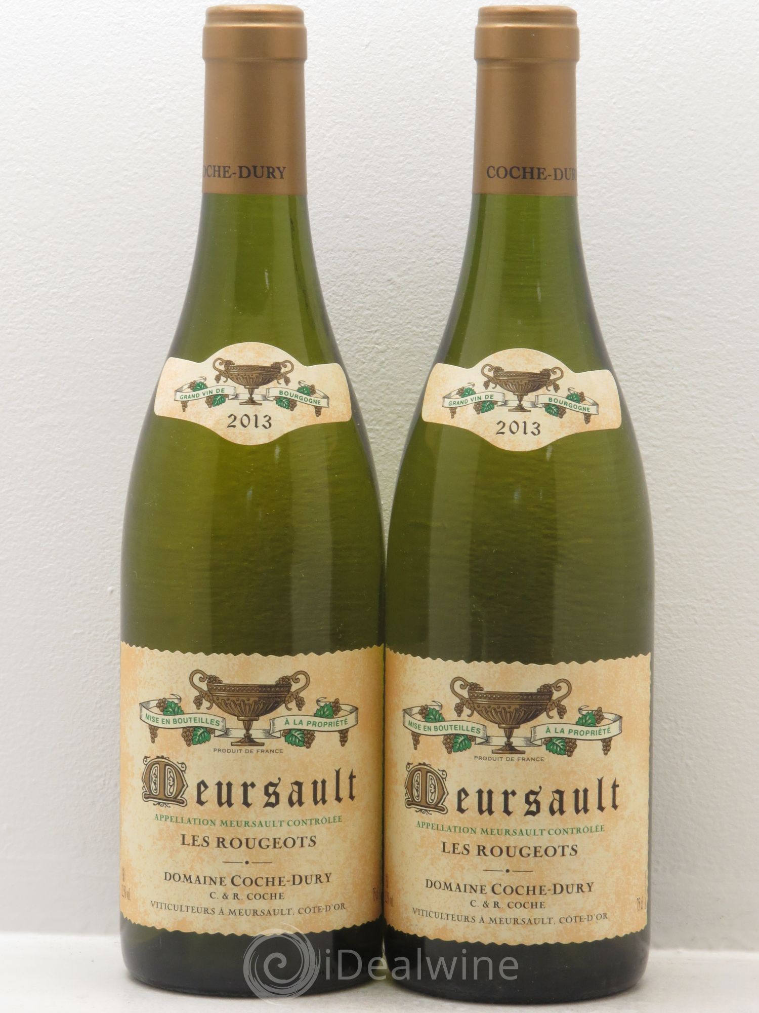 Meursault Les Rougeots Coche Dury (Domaine) 2013 - Lot de 2 bouteilles - 0
