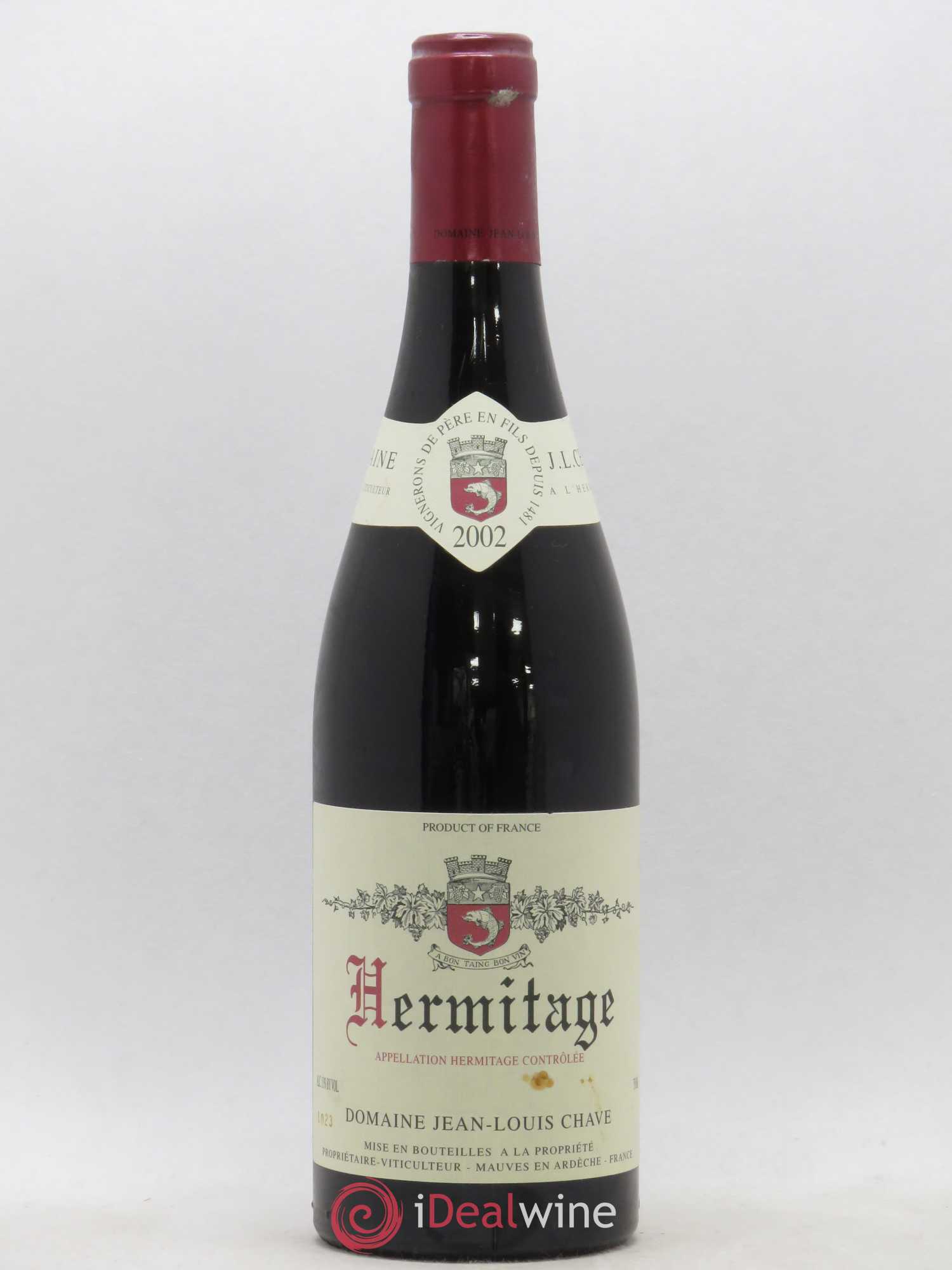 Hermitage Jean-Louis Chave 2002 - Lot de 1 bouteille - 0