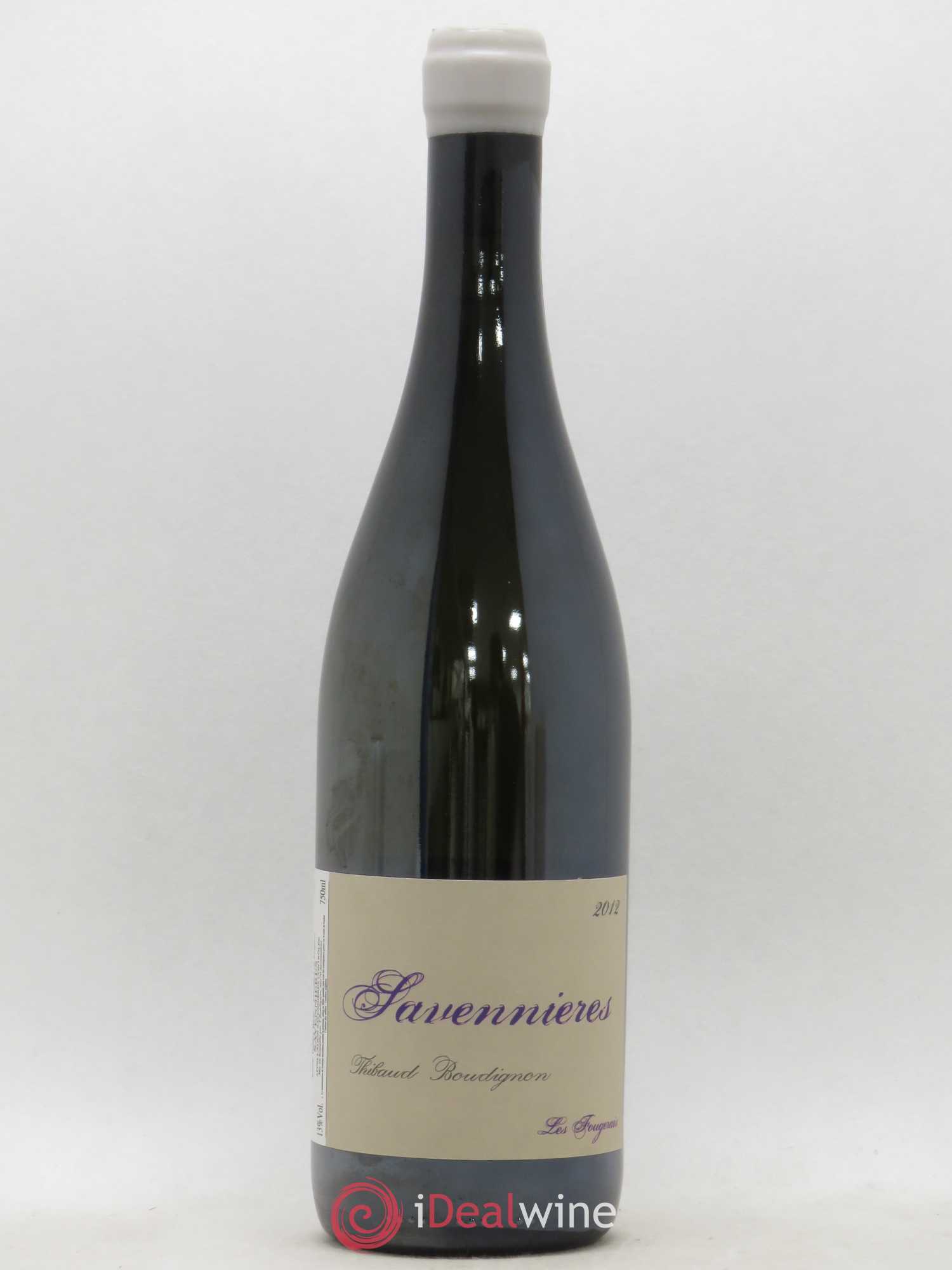 Savennières Les Fougeraies Thibaud Boudignon 2012 - Lot de 1 bouteille - 0