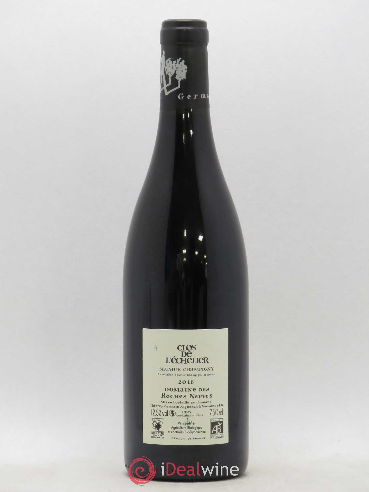Saumur-Champigny Clos de l'Echelier Domaine des Roches Neuves - Thierry Germain 2016 - Lot de 1 bouteille - 1