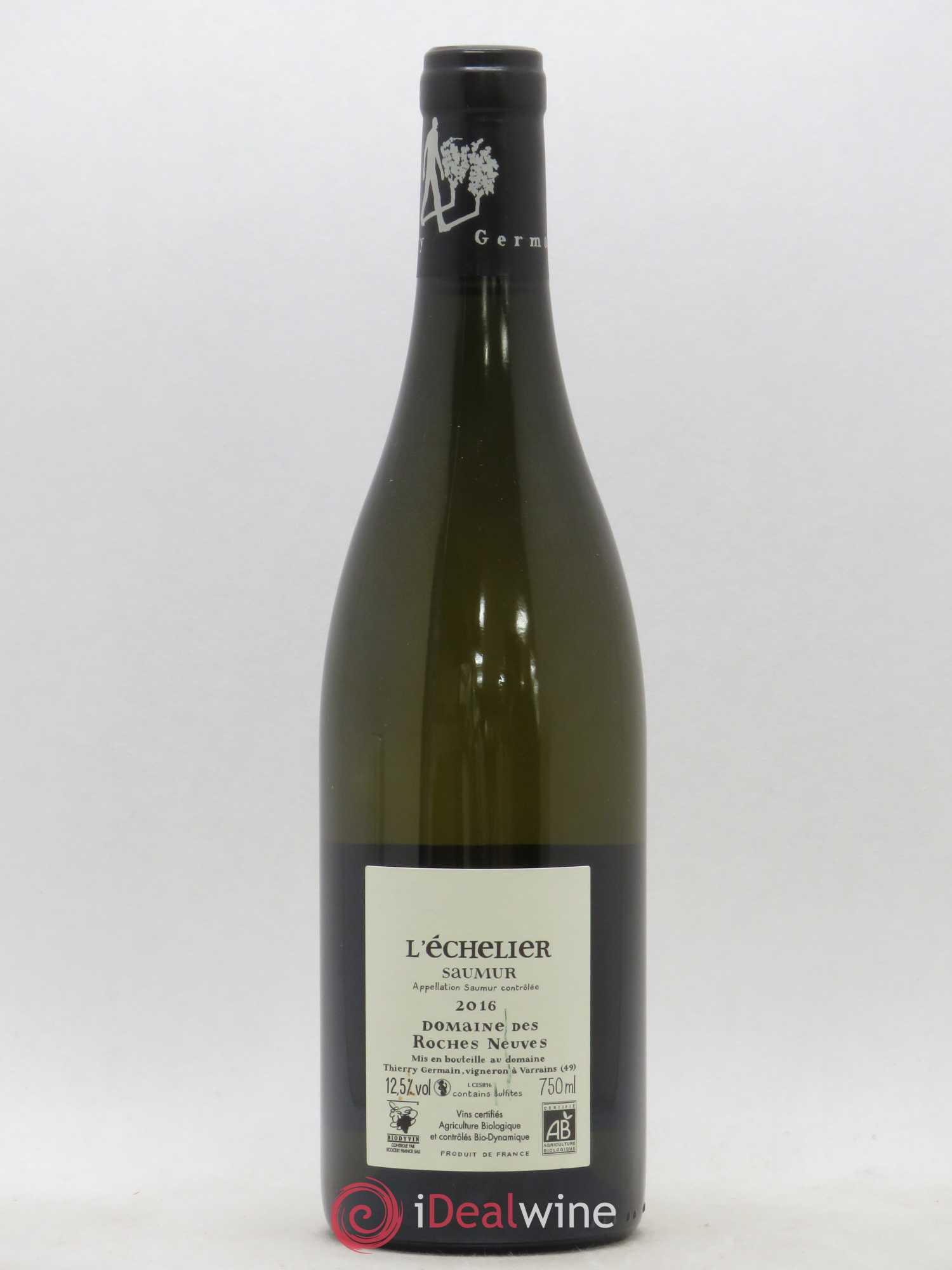 Saumur l'Echelier Domaine des Roches Neuves - Thierry Germain 2016 - Lot de 1 bouteille - 1
