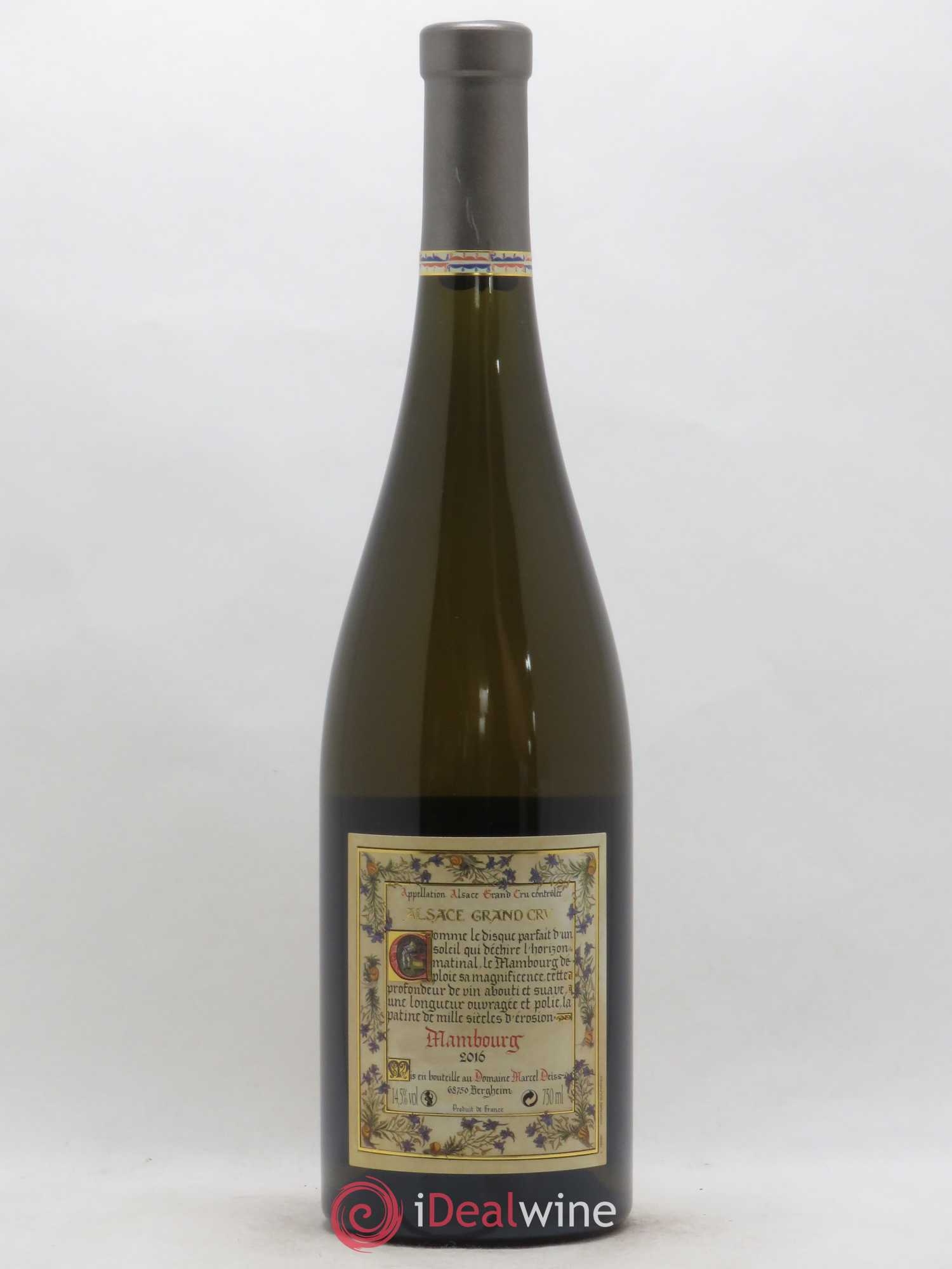 Alsace Grand Cru Mambourg Marcel Deiss (Domaine) 2016 - Lot de 1 bouteille - 1