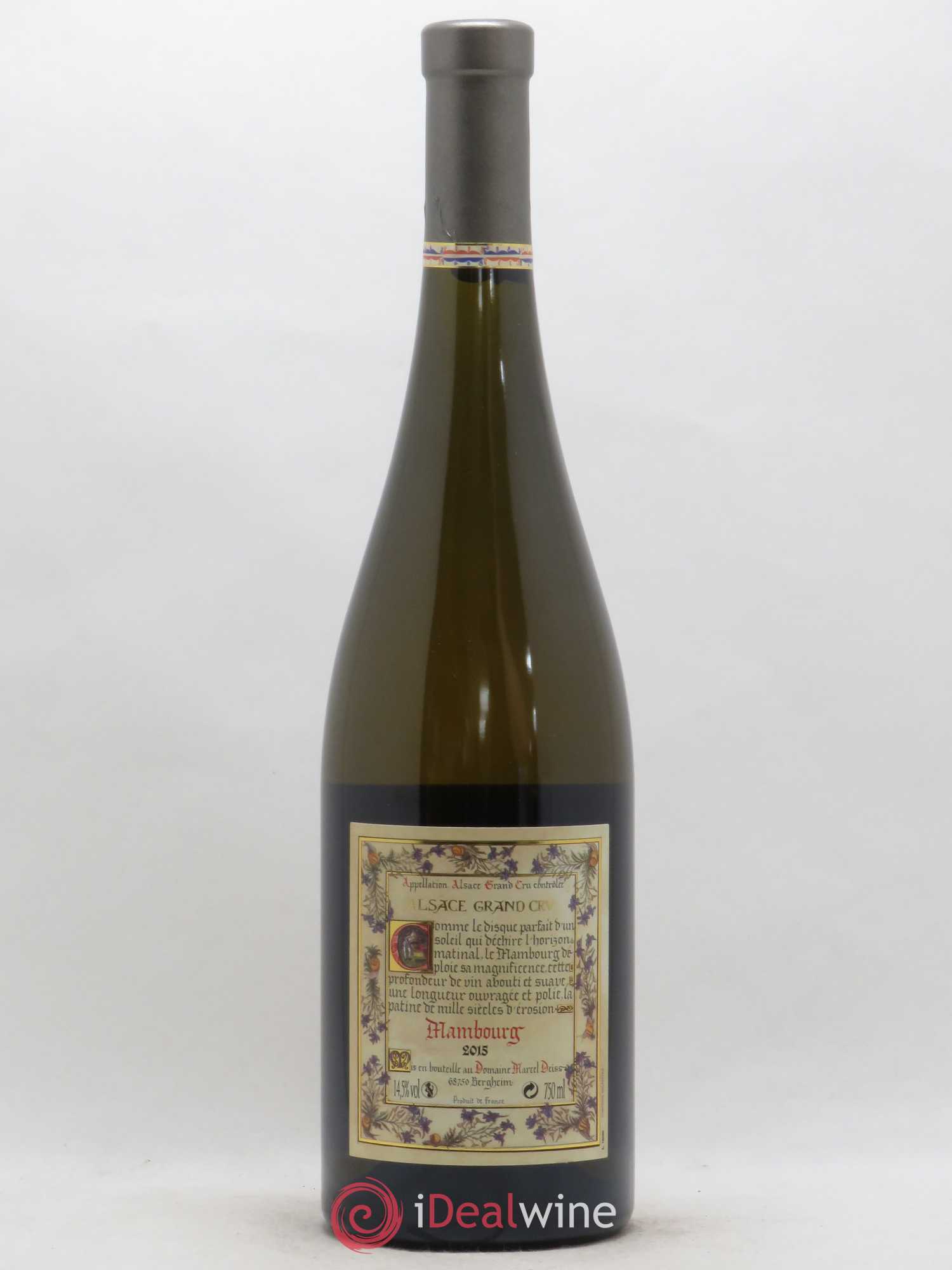Alsace Grand Cru Mambourg Marcel Deiss (Domaine) 2015 - Lot de 1 bouteille - 1