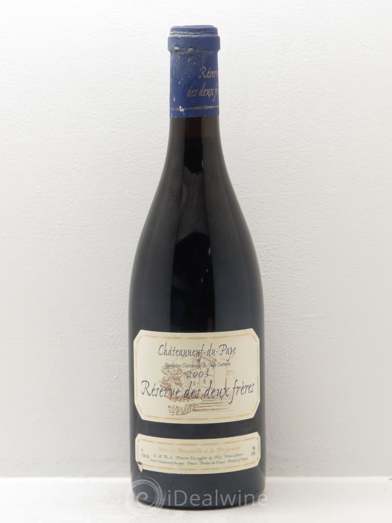 Châteauneuf-du-Pape Réserve des 2 frères Pierre Usseglio & Fils (sans prix de réserve) 2003 - Lot de 1 bouteille - 0