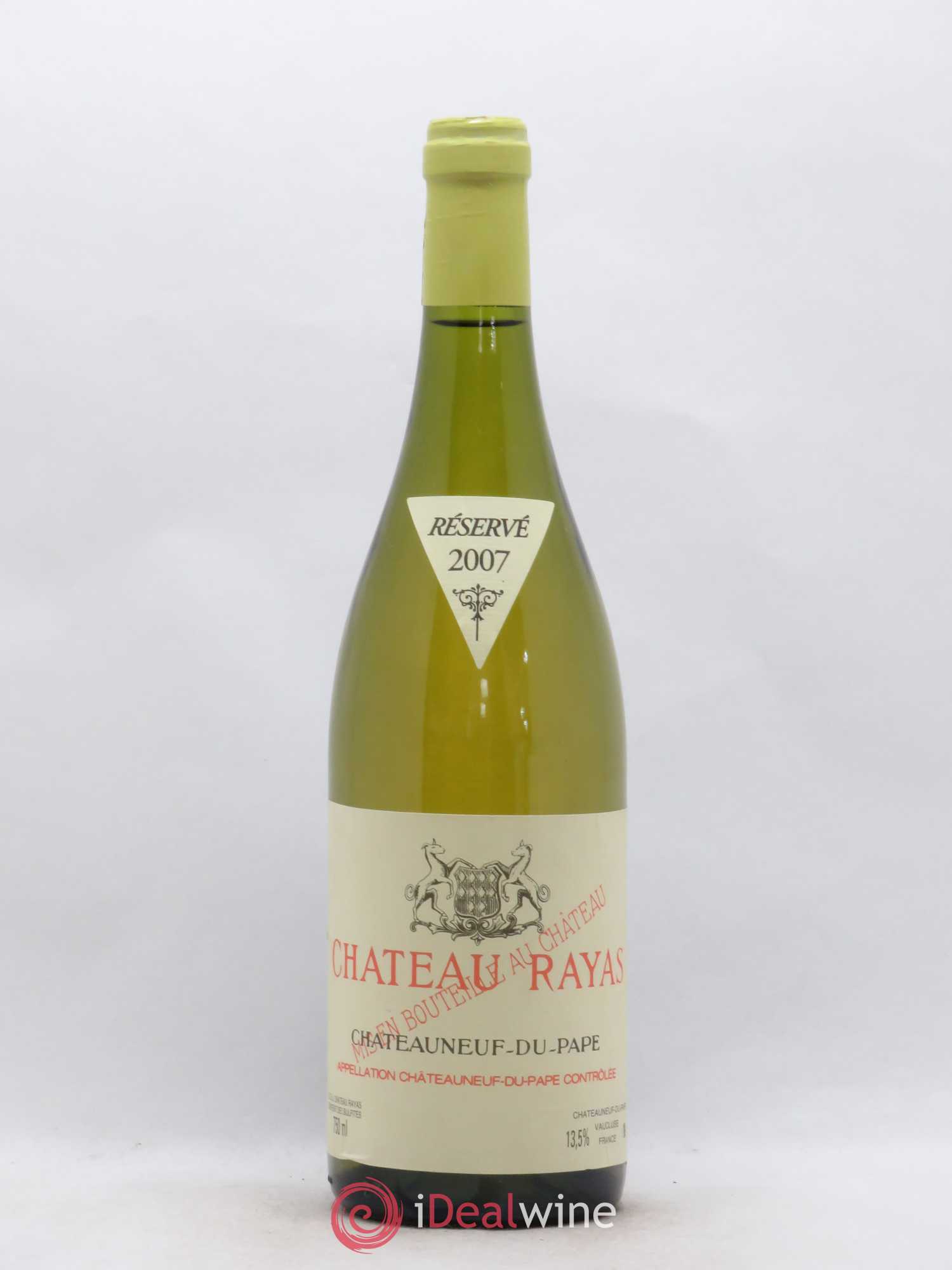 Châteauneuf-du-Pape Château Rayas Emmanuel Reynaud 2007 - Lot de 1 bouteille - 0