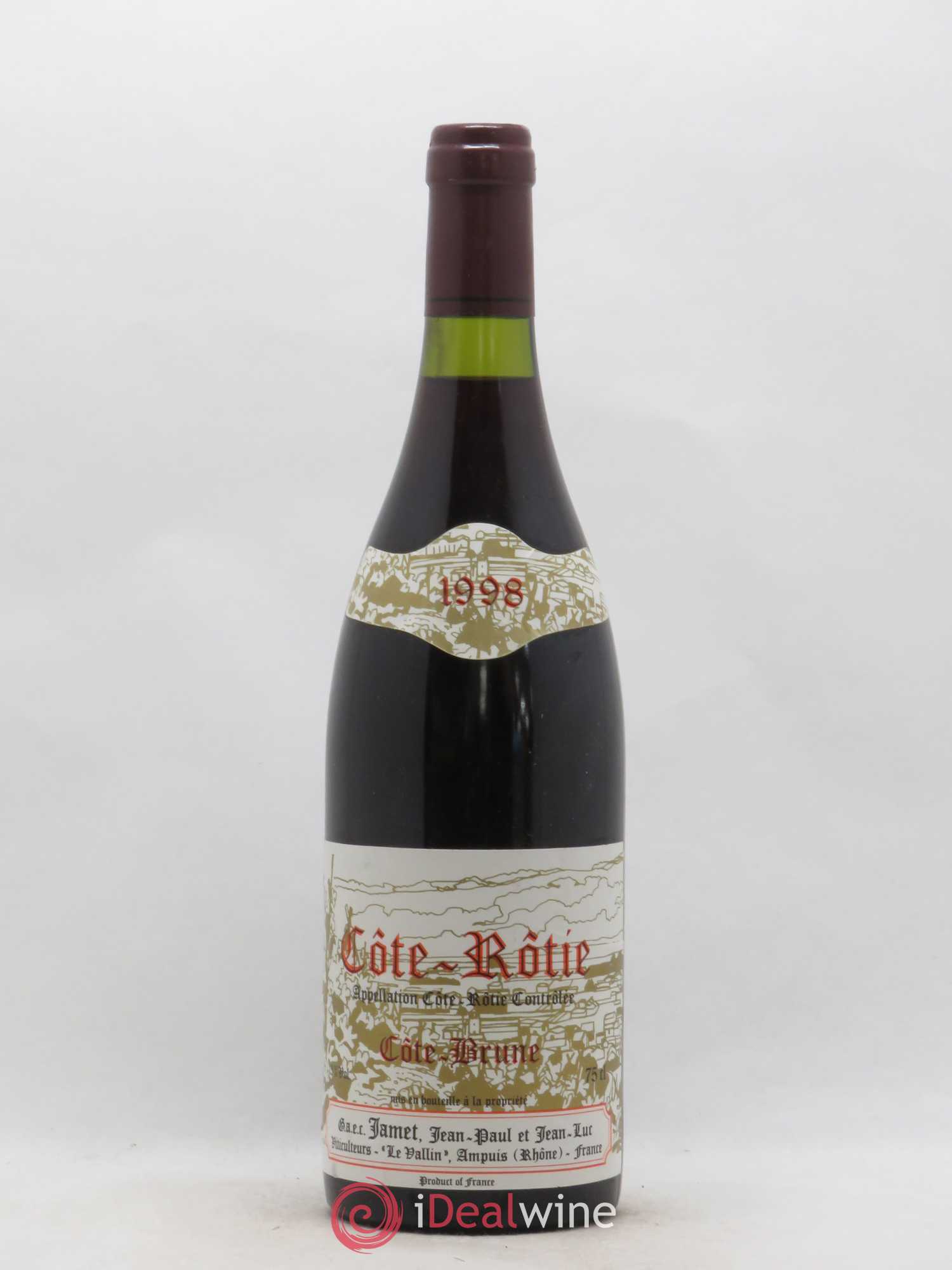Côte-Rôtie Côte Brune Jamet (Domaine) 1998 - Lot de 1 bouteille - 0