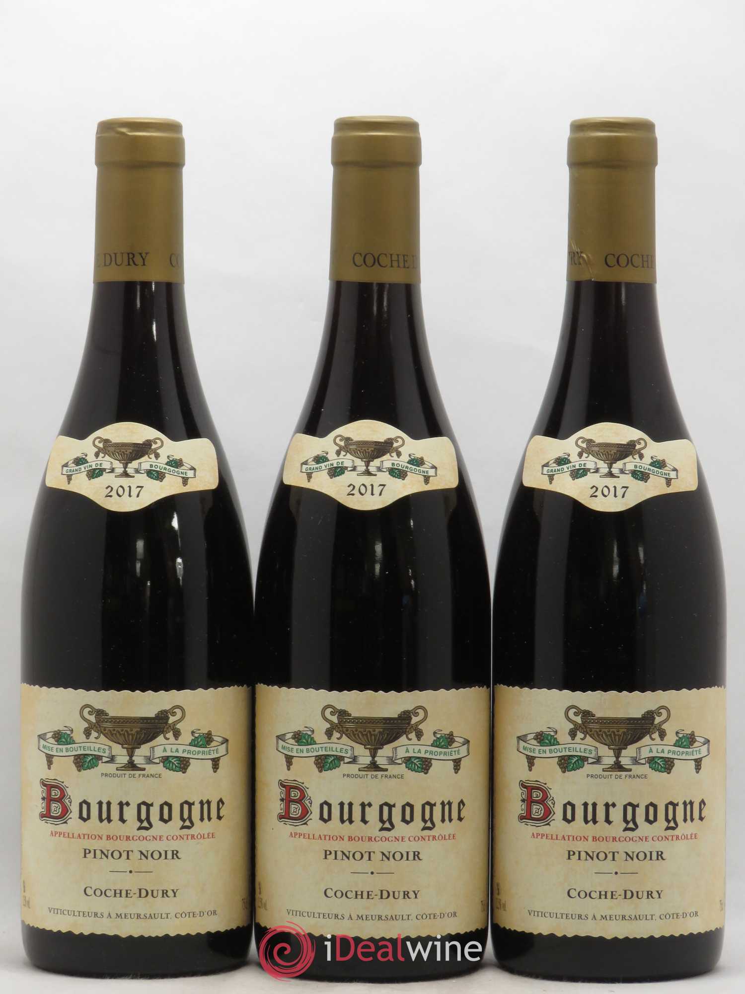 Bourgogne Coche Dury (Domaine) 2017 - Lot de 3 bouteilles - 0