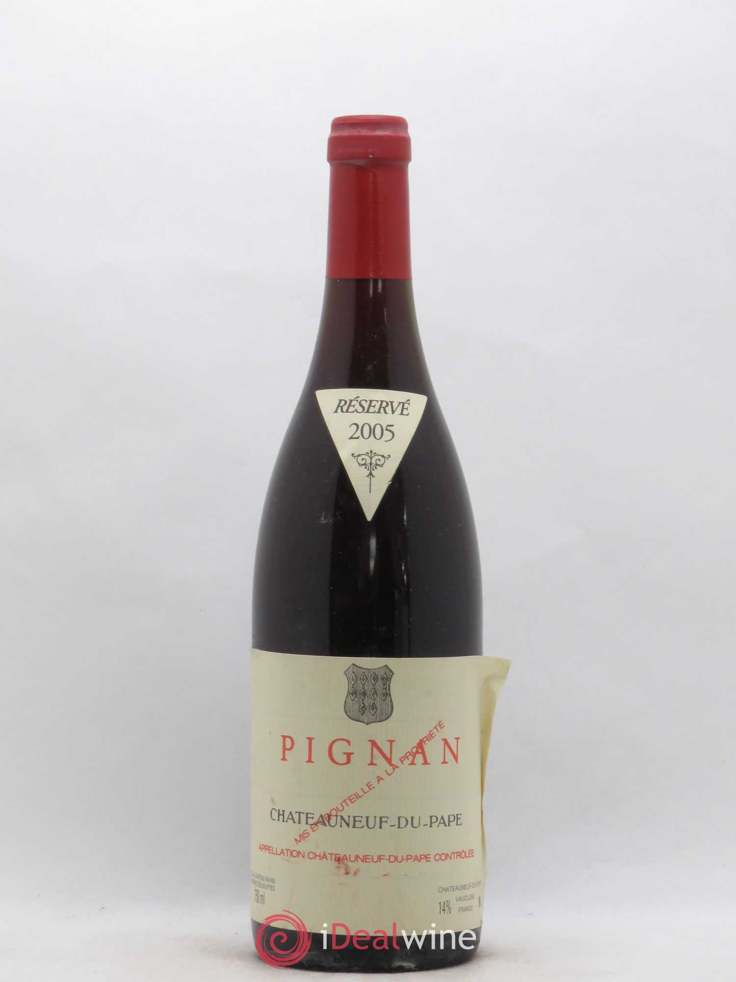 Châteauneuf-du-Pape Pignan Emmanuel Reynaud 2005 - Lot de 1 bouteille - 0