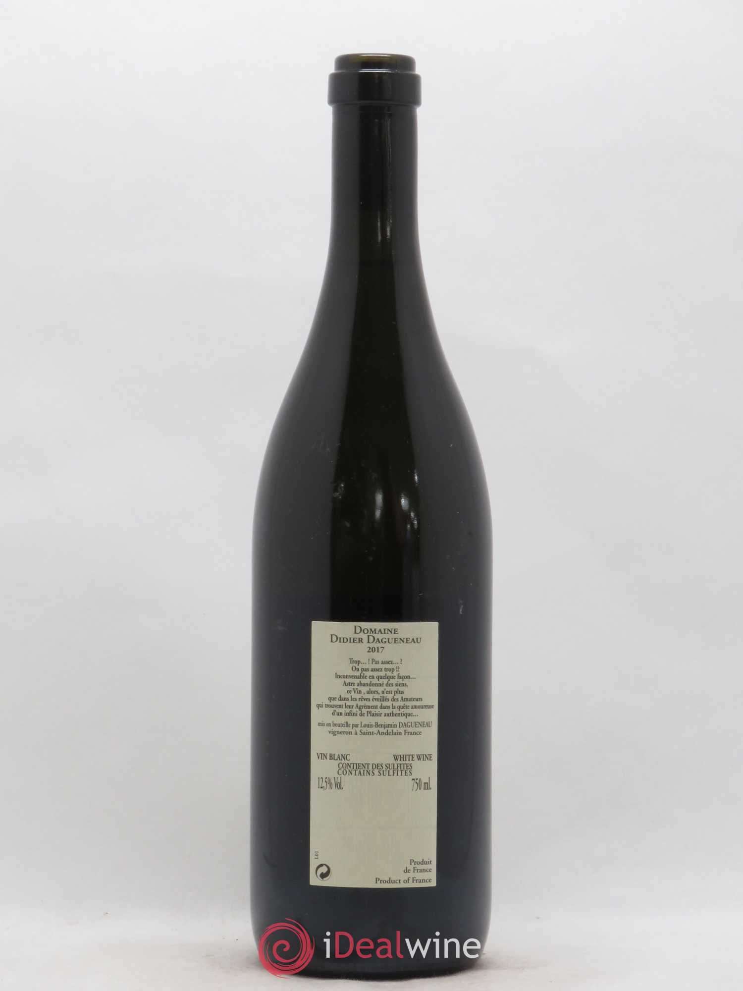 Vin de France Blanc Fumé Dagueneau 2017 - Posten von 1 Flasche - 1