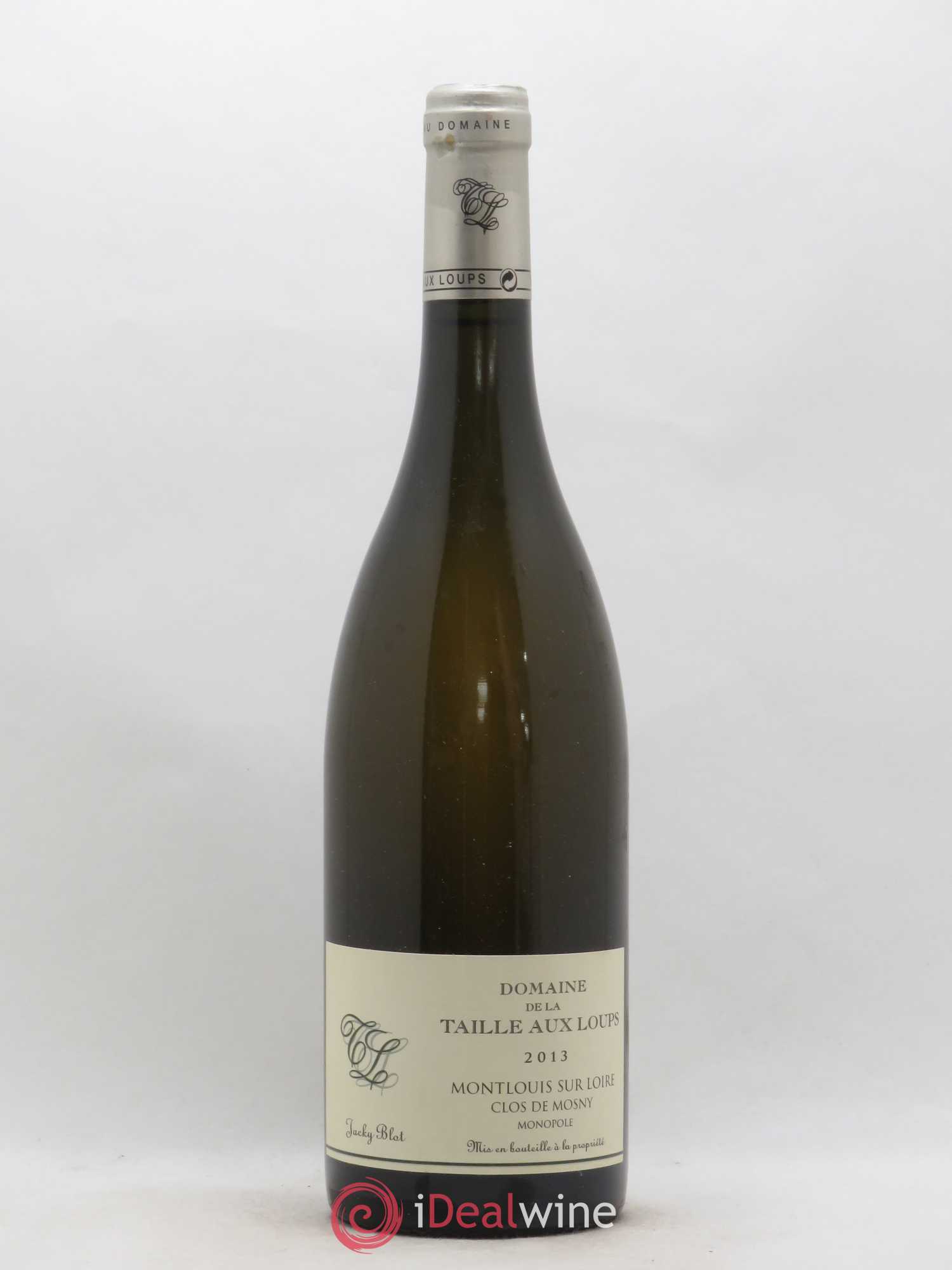 Montlouis-sur-Loire Clos de Mosny La Taille aux Loups - Jacky Blot 2013 - Lot de 1 bouteille - 0