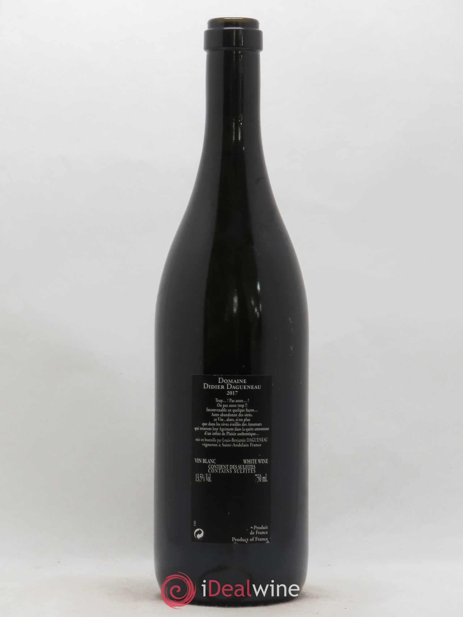 Vin de France Silex Dagueneau 2017 - Posten von 1 Flasche - 1