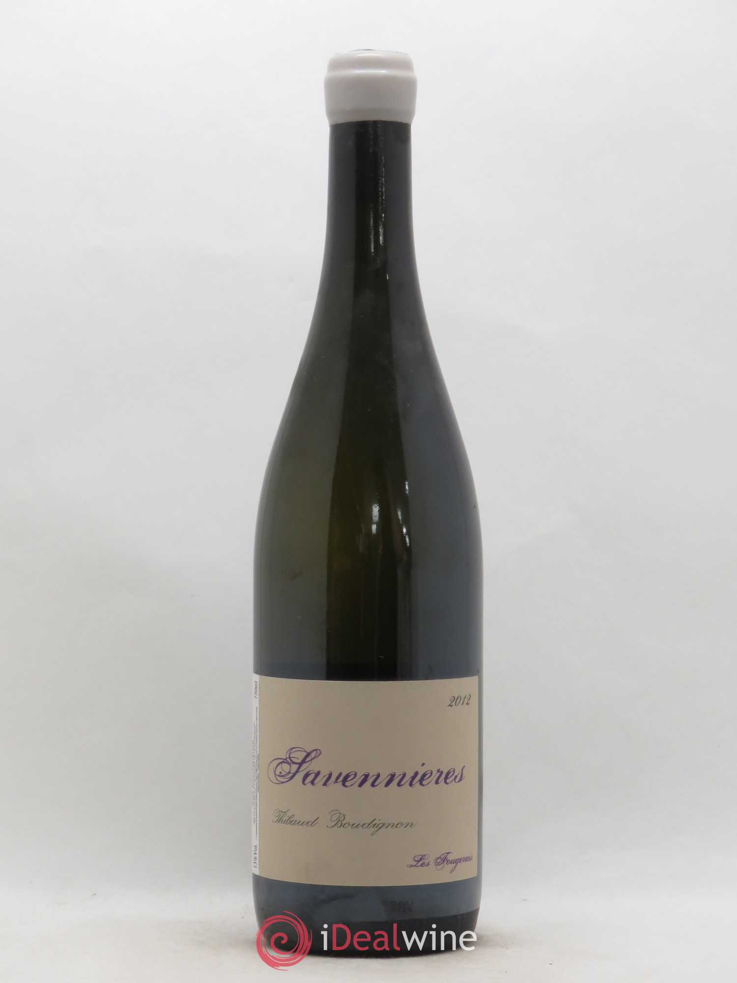 Savennières Les Fougeraies Thibaud Boudignon 2012 - Lot de 1 bouteille - 0