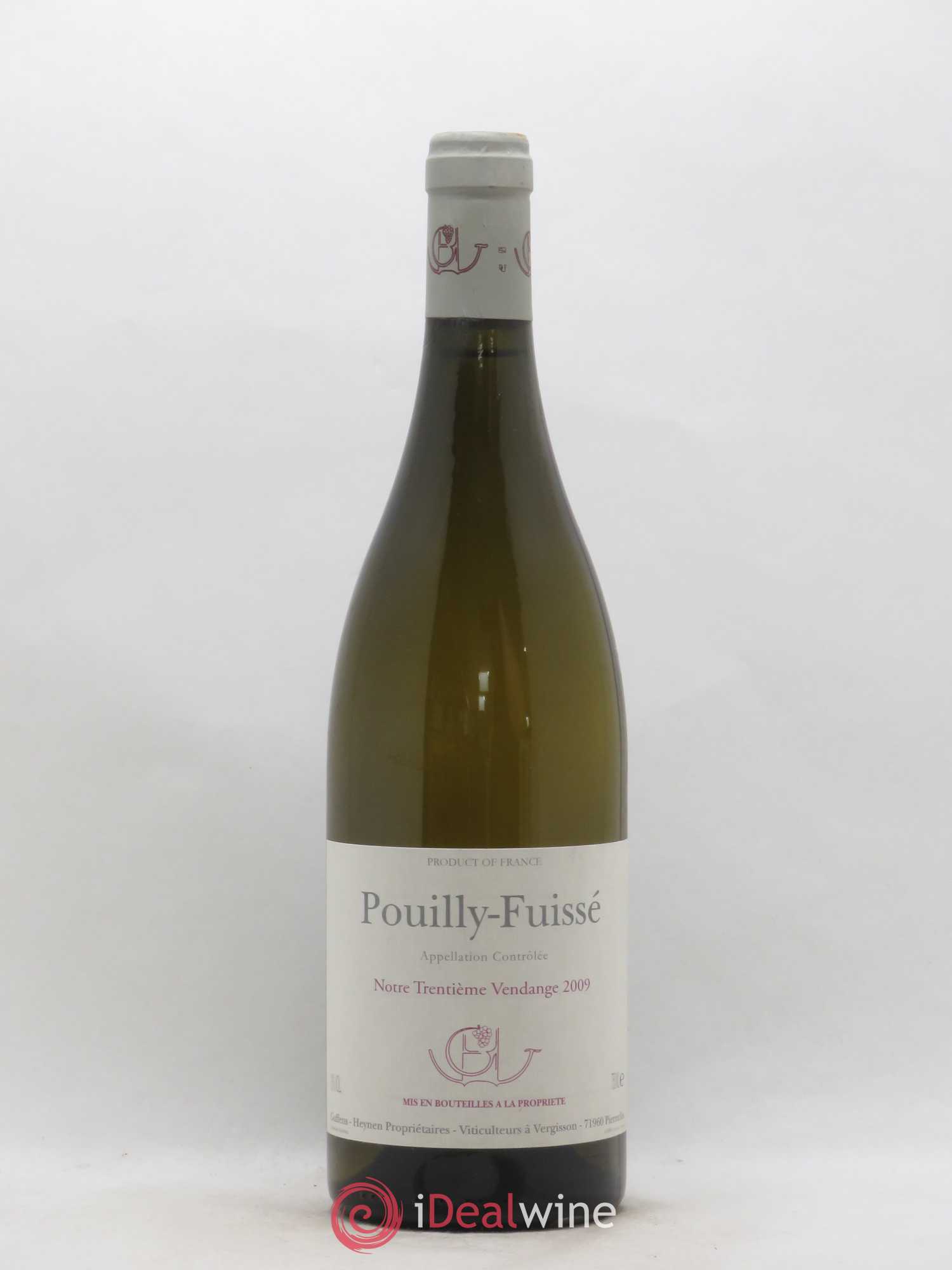 Pouilly-Fuissé Notre Trentième Vendange Guffens-Heynen 2009 - Lot de 1 bouteille - 0