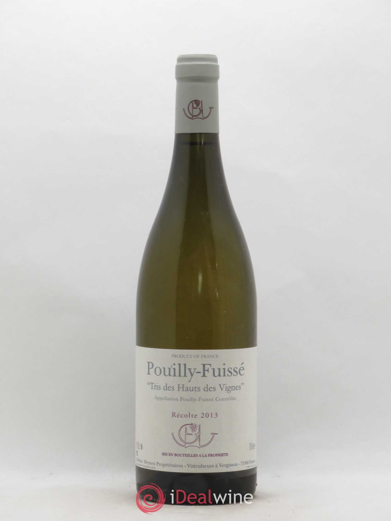 Pouilly-Fuissé Tris des Hauts des Vignes Guffens-Heynen 2013 - Lot de 1 bouteille - 0