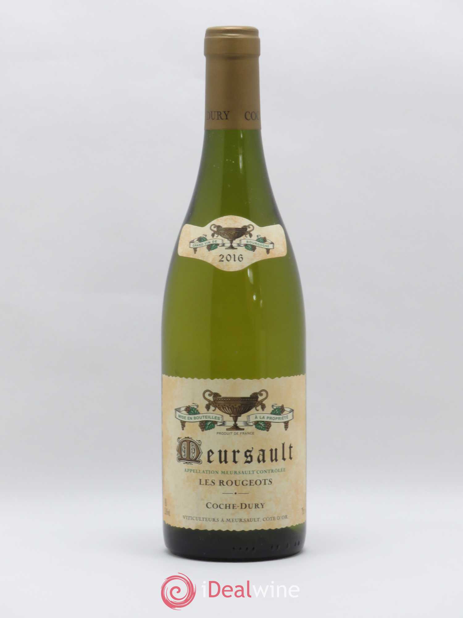 Meursault Les Rougeots Coche Dury (Domaine) 2016 - Lot de 1 bouteille - 0