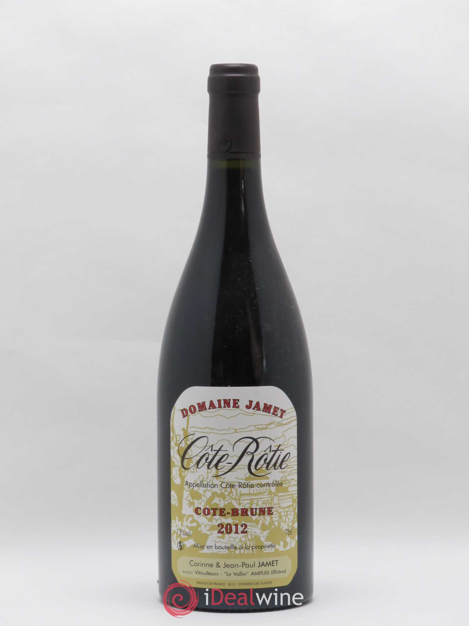 Côte-Rôtie Côte Brune Jamet (Domaine) 2012 - Lot de 1 bouteille - 0